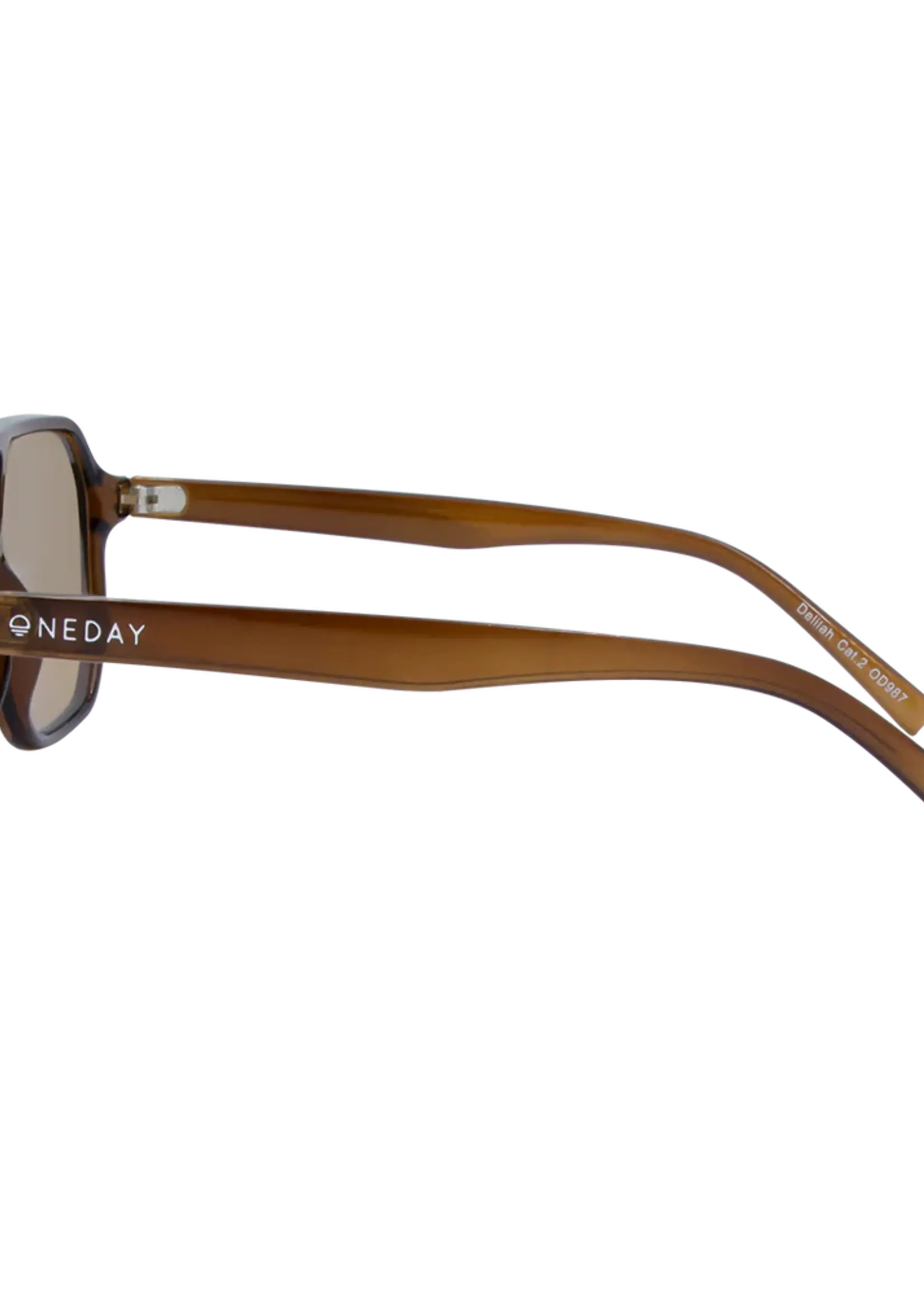 One Day Delilah Sunglasses - Brown Brown