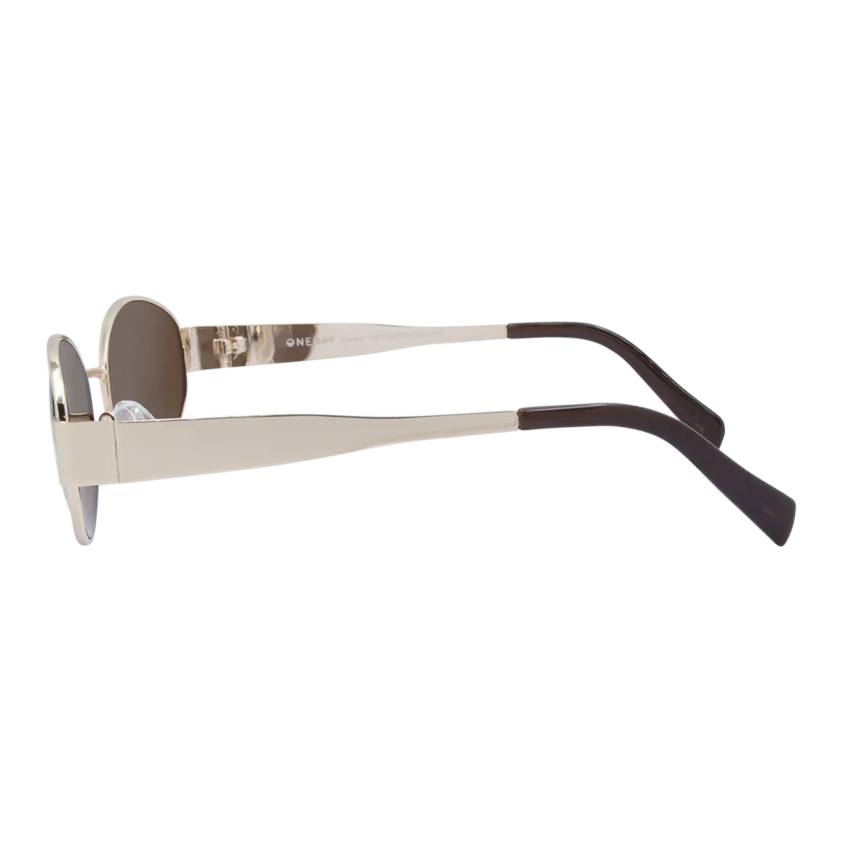 One Day Kendall Sunglasses - Gold Brown