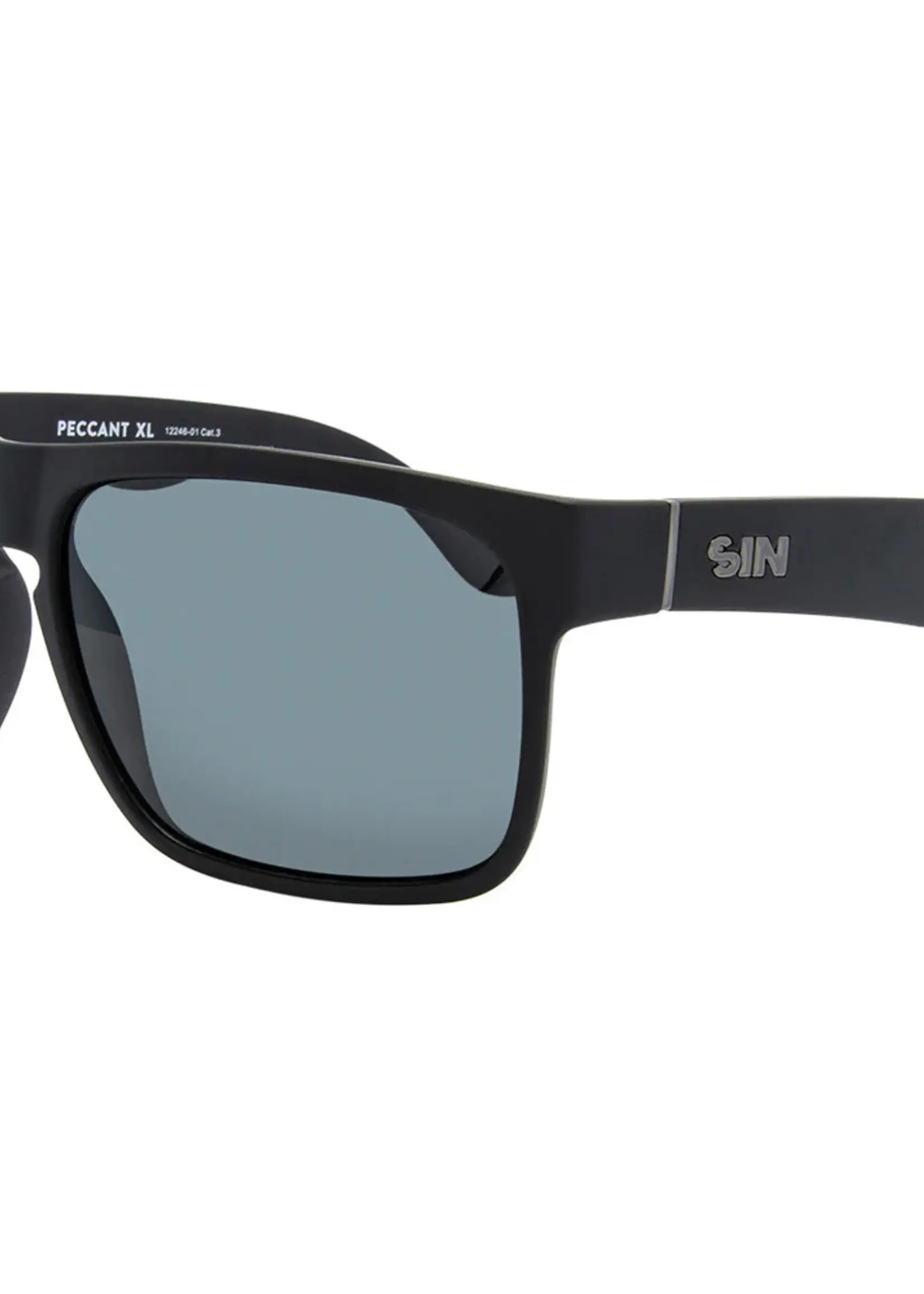 Sin Eyewear Peccant XL Sunglasses - Black & Smoke