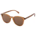 Sin Eyewear Risky Business Wooden Sunglasses - Caramel