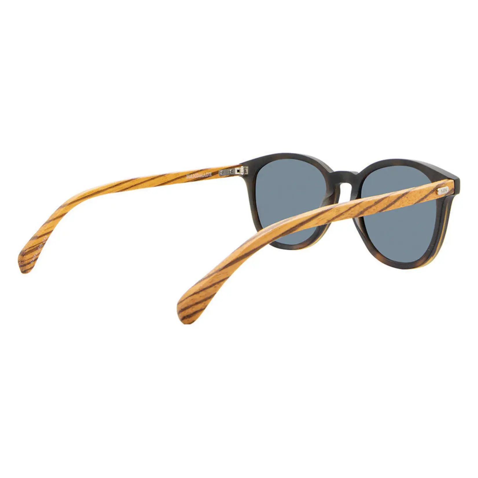 Sin Eyewear Risky Business Wooden Sunglasses - Black