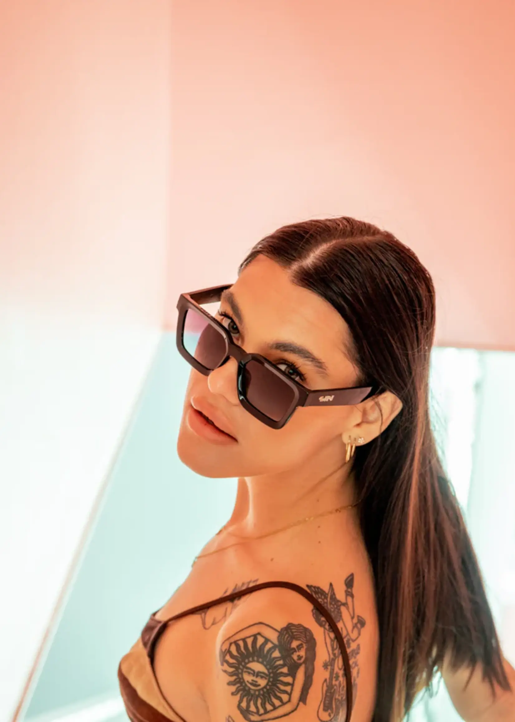 Sin Eyewear Topshelf Sunglasses - Brown