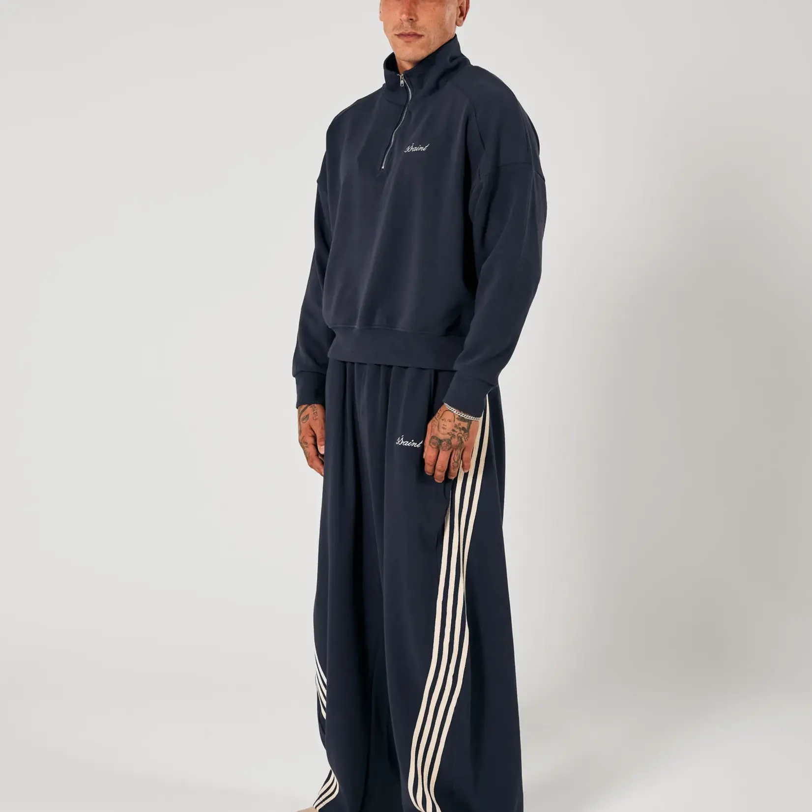 Ssaint Barrel Pants - Navy