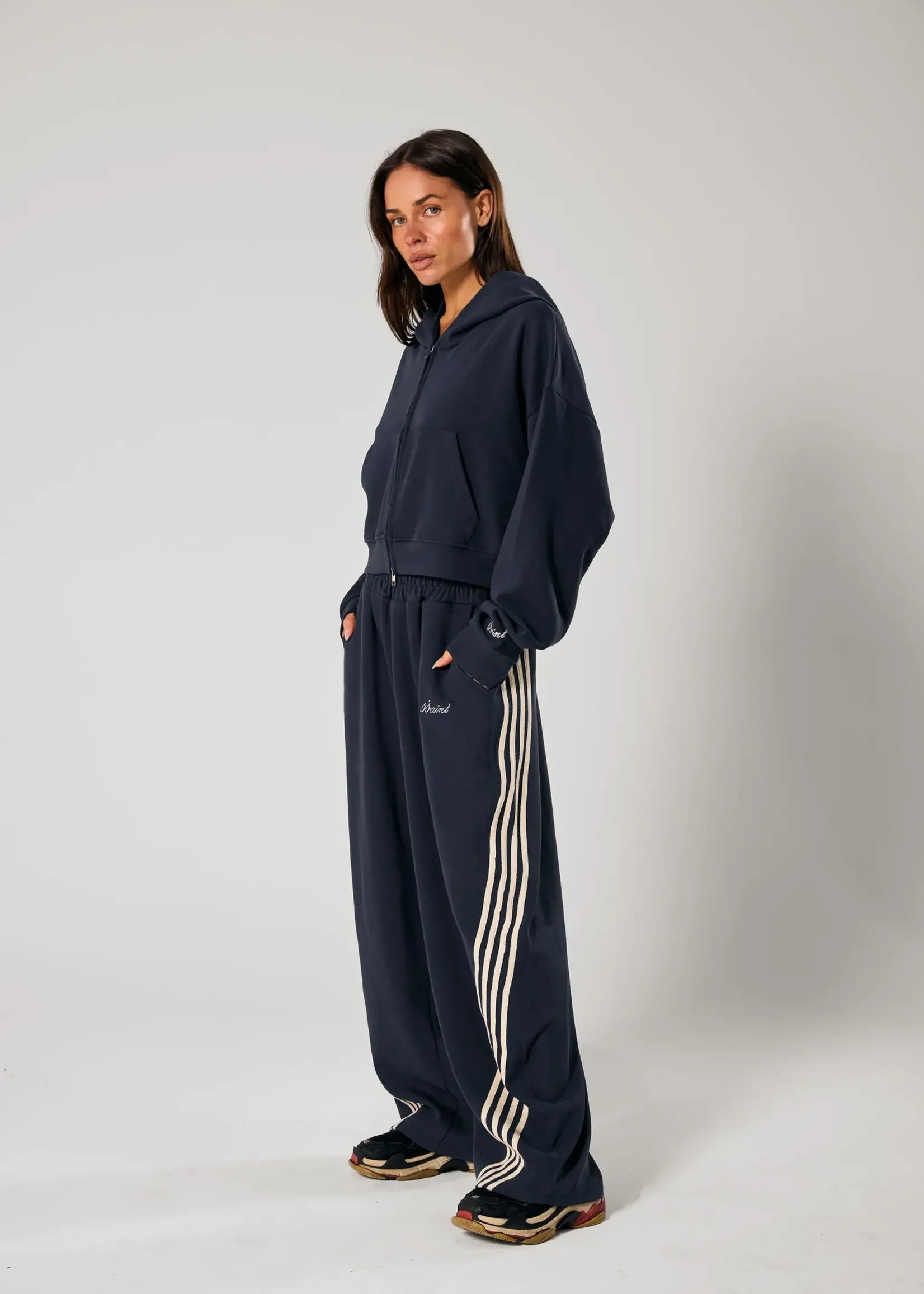 Ssaint Barrel Pants - Navy