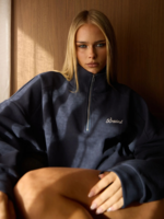 Ssaint Zip Jumper - Navy