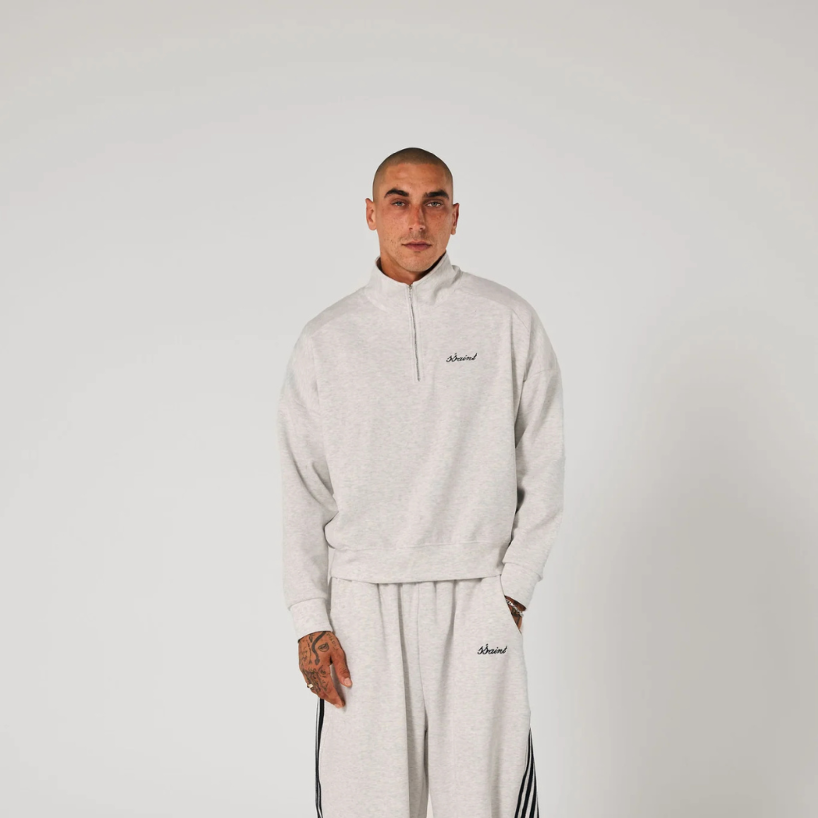 Ssaint Zip Jumper - Grey
