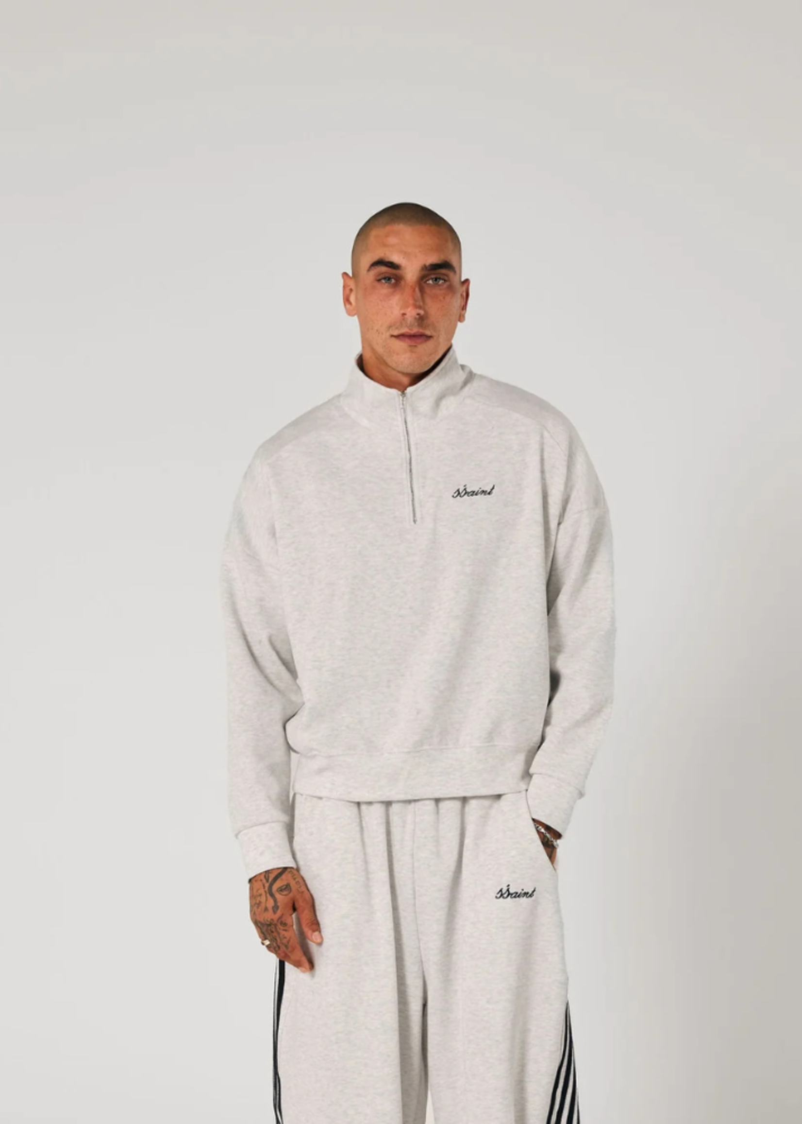 Ssaint Zip Jumper - Grey