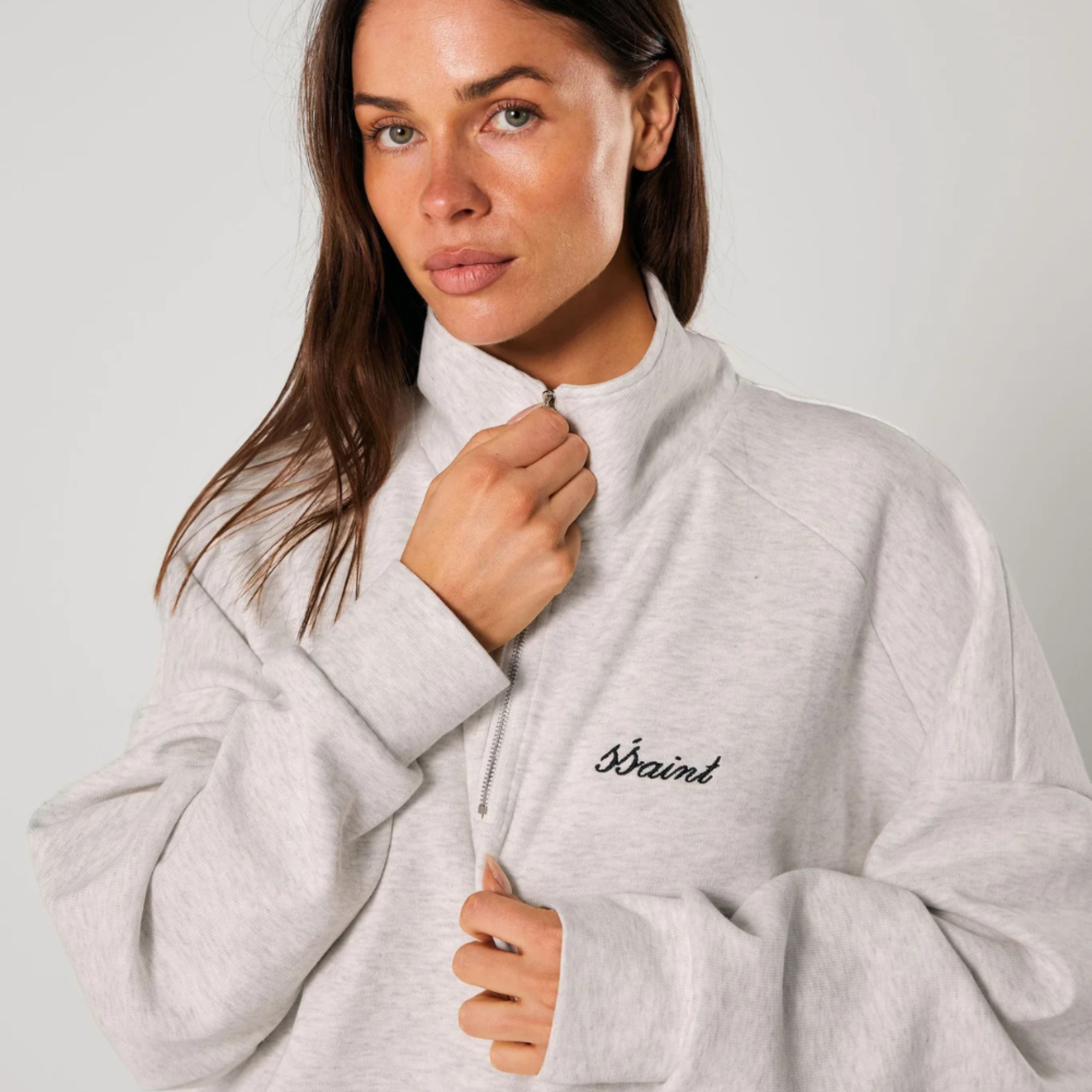 Ssaint Zip Jumper - Grey