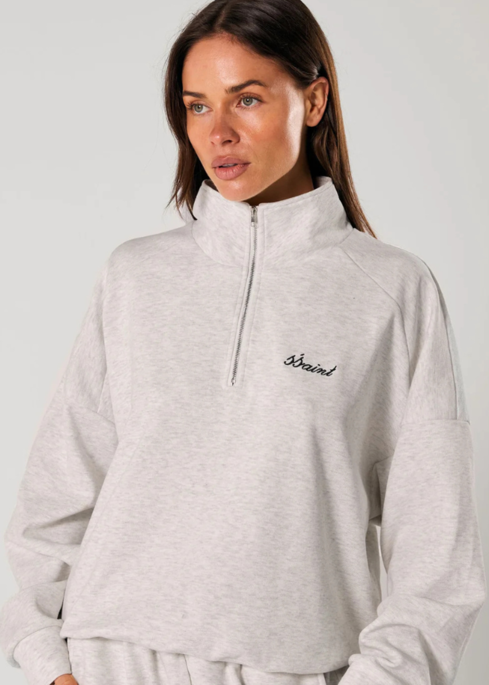 Ssaint Zip Jumper - Grey