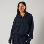 Ssaint Cropped Hood - Navy