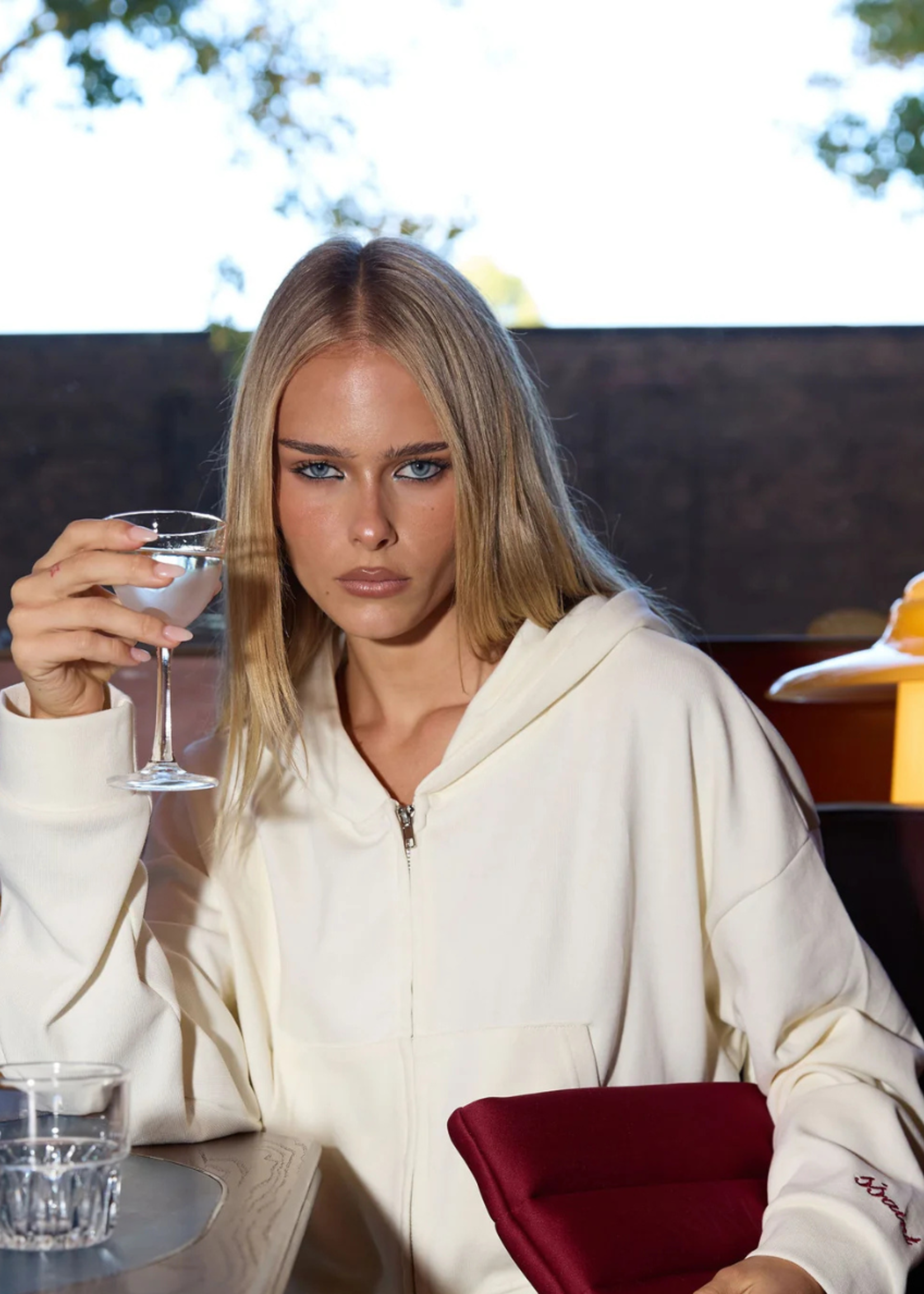 Ssaint Cropped Hood - Butter