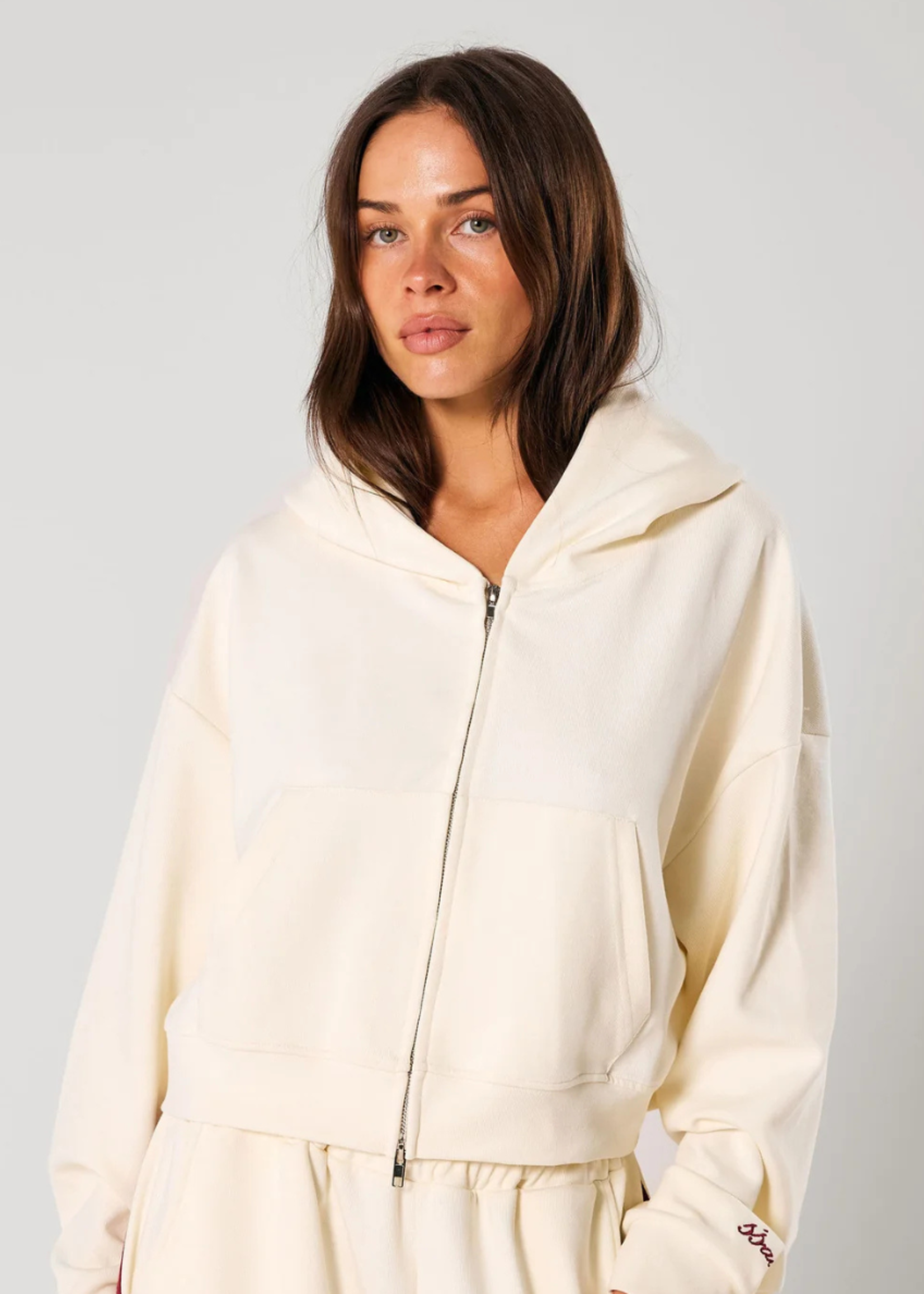 Ssaint Cropped Hood - Butter