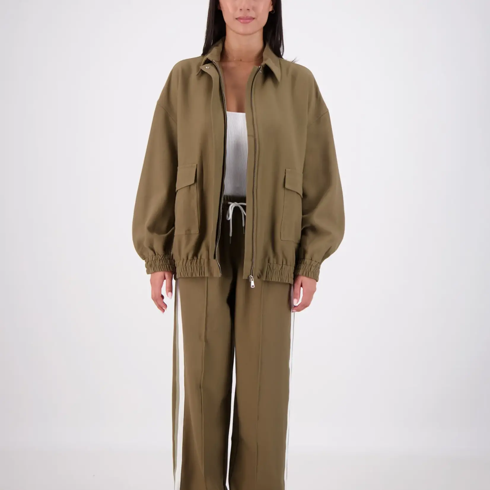 Ischia Bomber Jacket Olive
