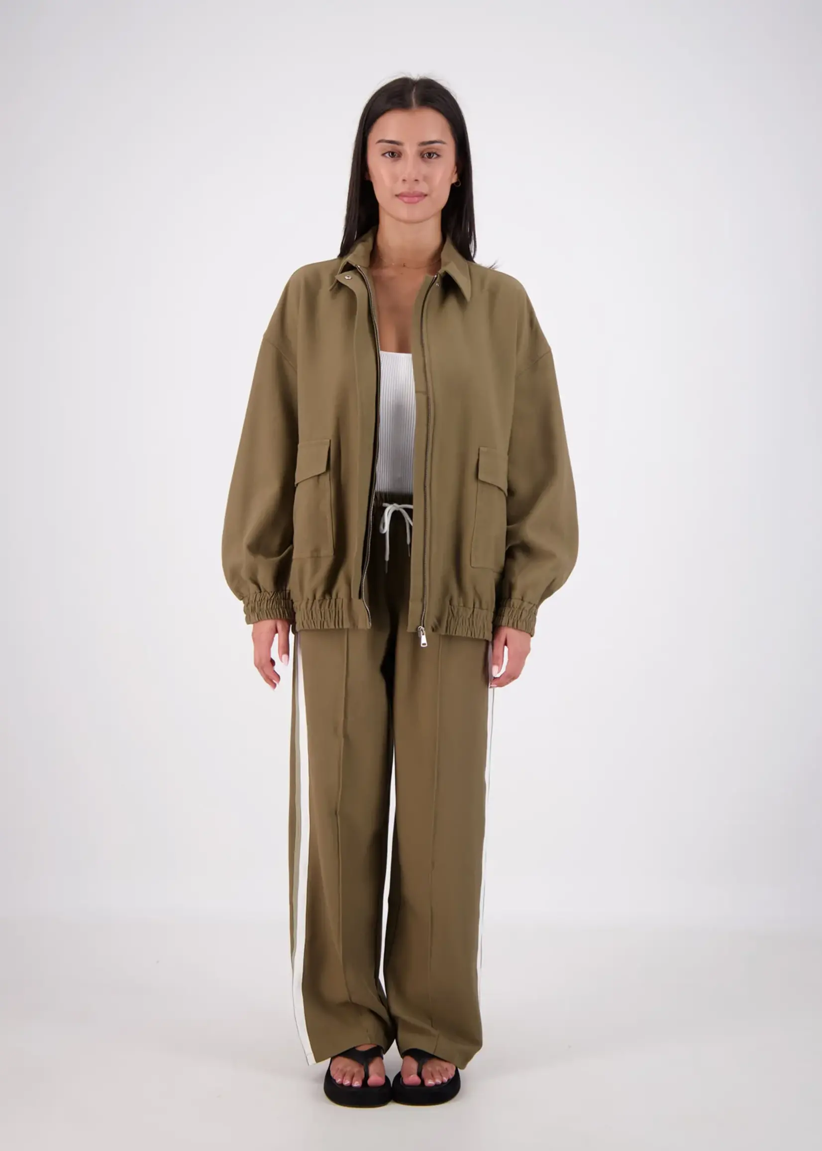 Ischia Bomber Jacket Olive
