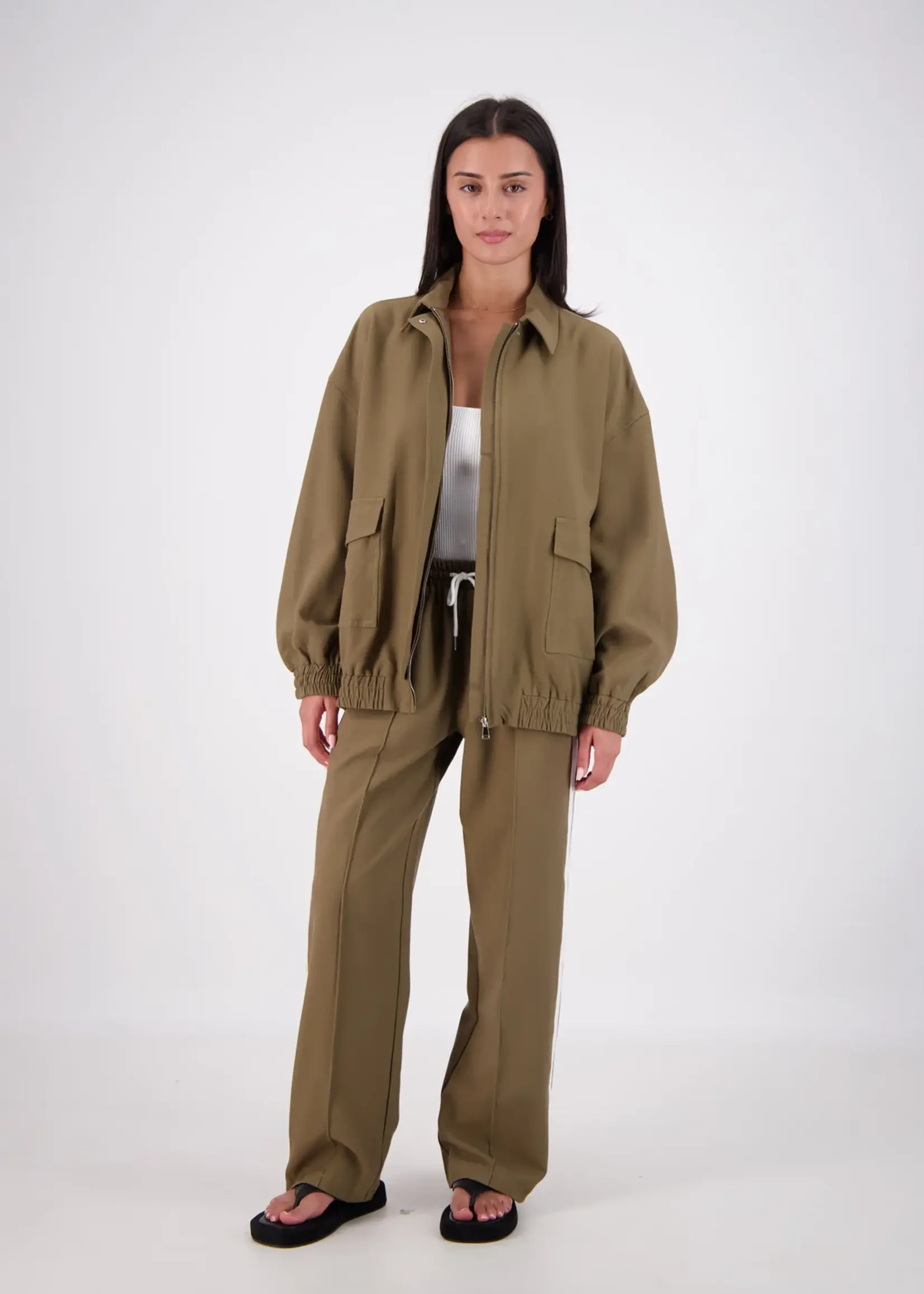 Ischia Bomber Jacket Olive