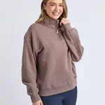 Foxwood College Zip Crew - Mocha