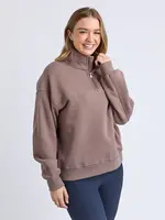Foxwood College Zip Crew - Mocha