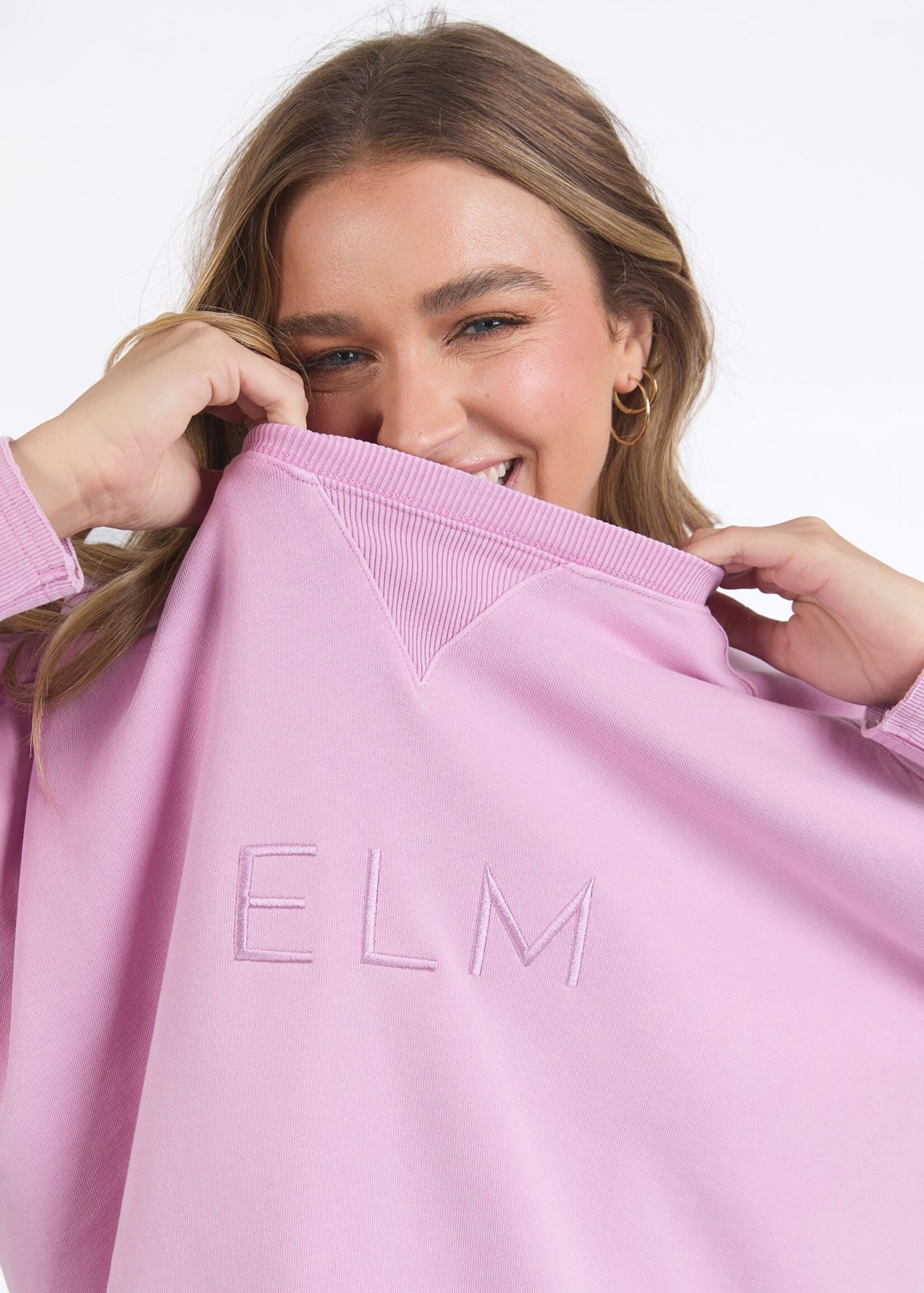 Elm Lifestyle Established Crew - Peony Pink