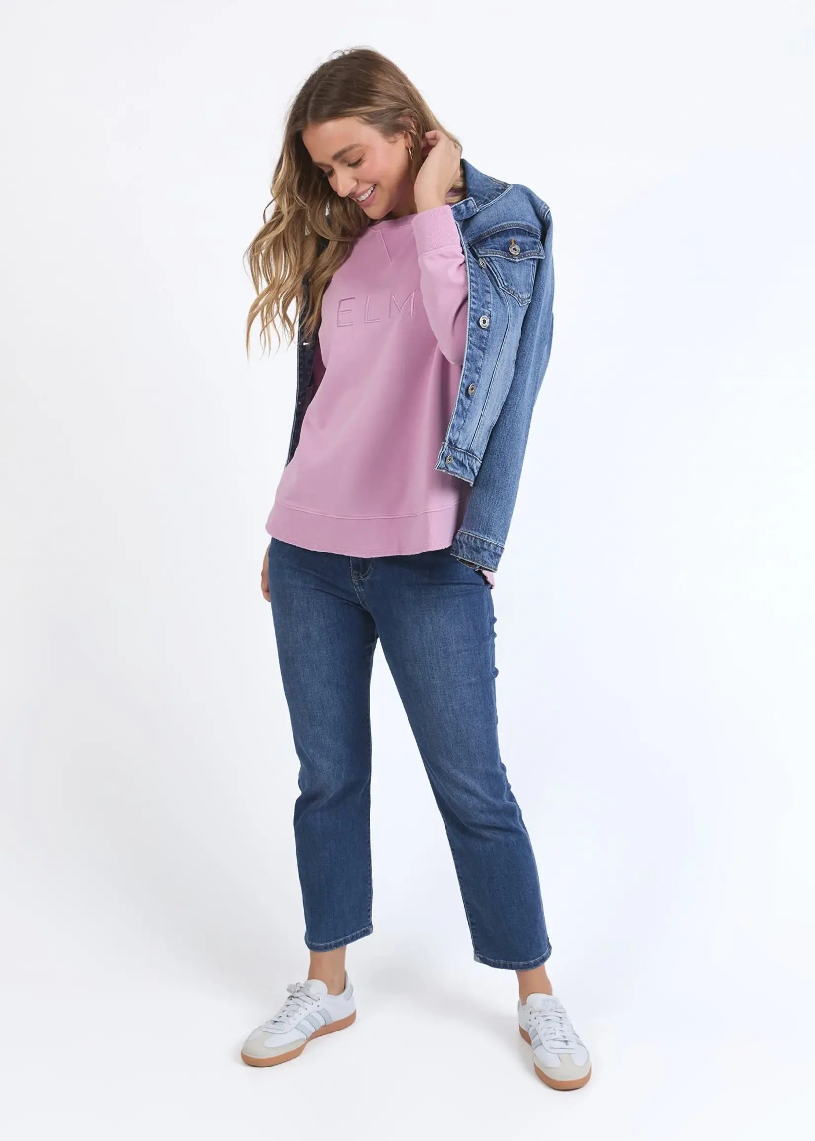 Elm Lifestyle Established Crew - Peony Pink