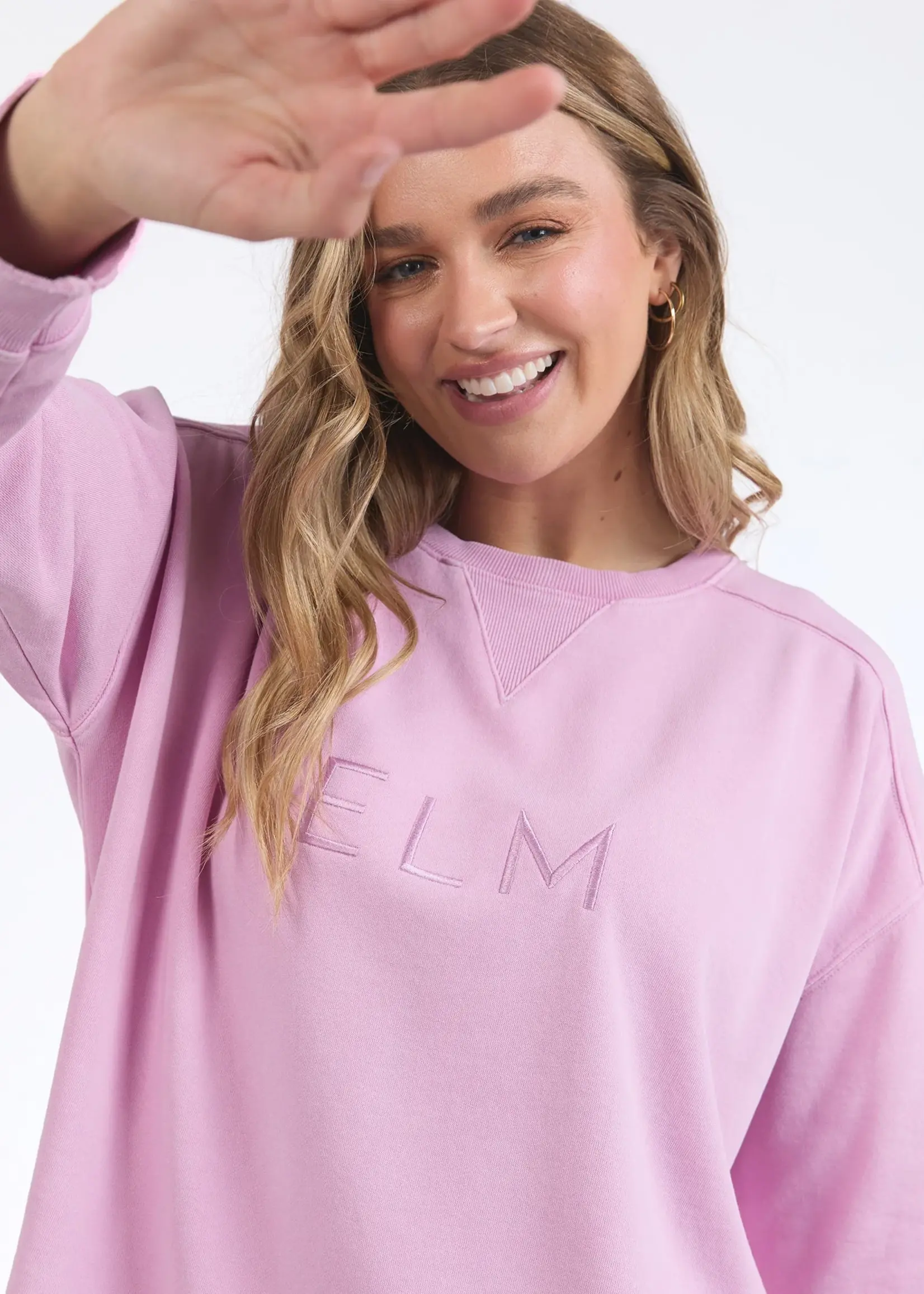 Elm Lifestyle Established Crew - Peony Pink
