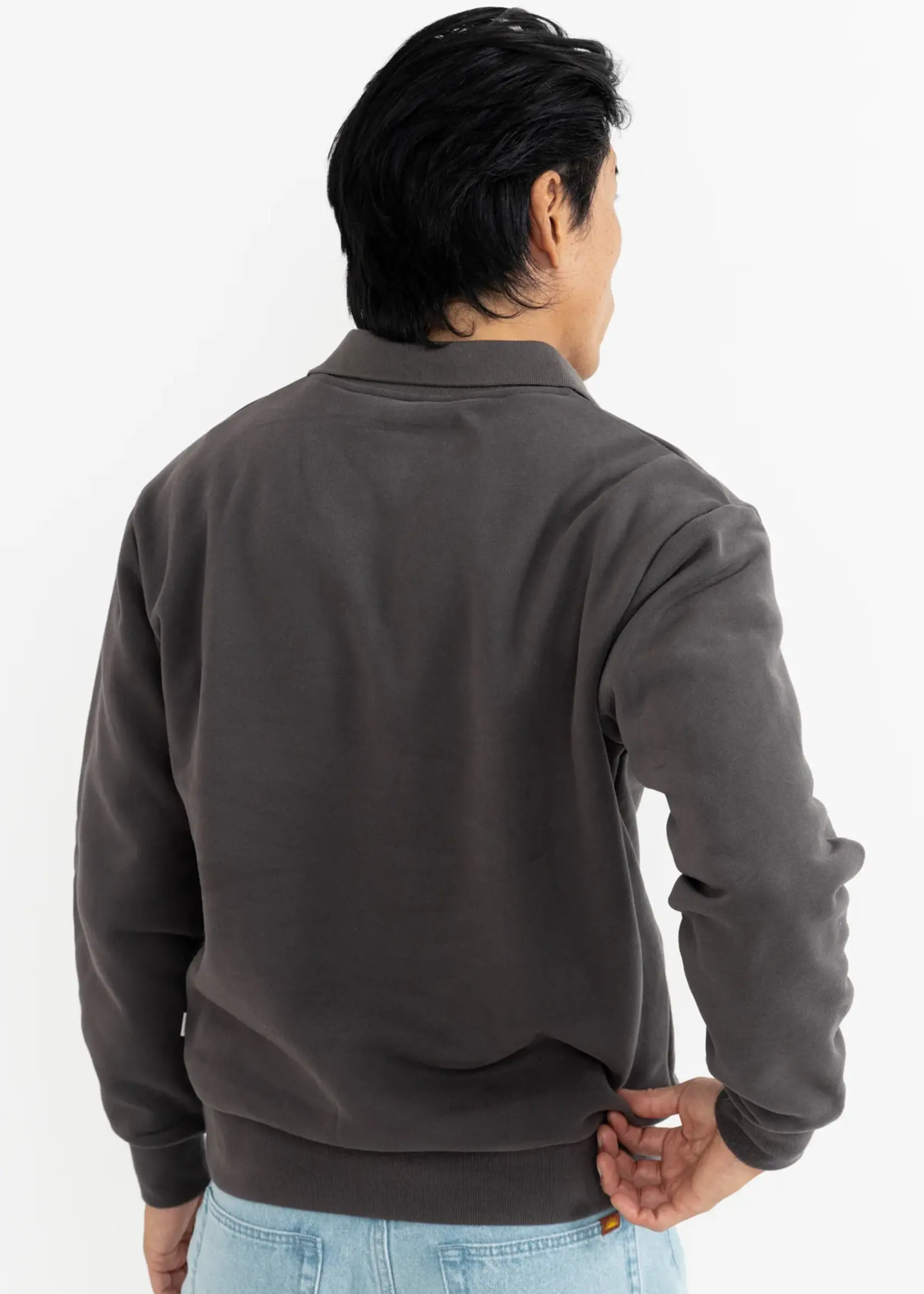 Rhythm Quarter Zip Fleece - Vintage Black