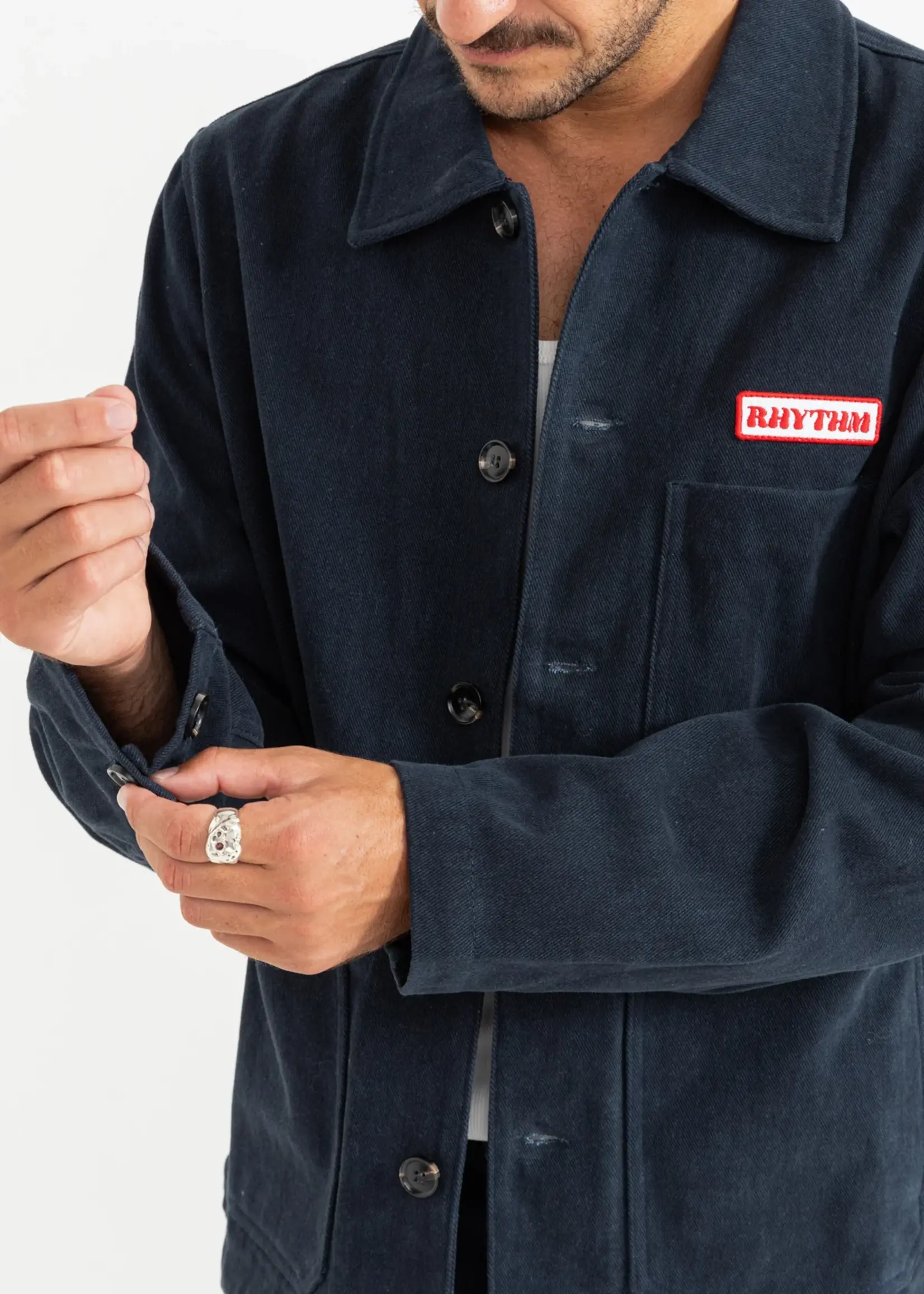 Rhythm Canvas Mechanics Jacket - Navy