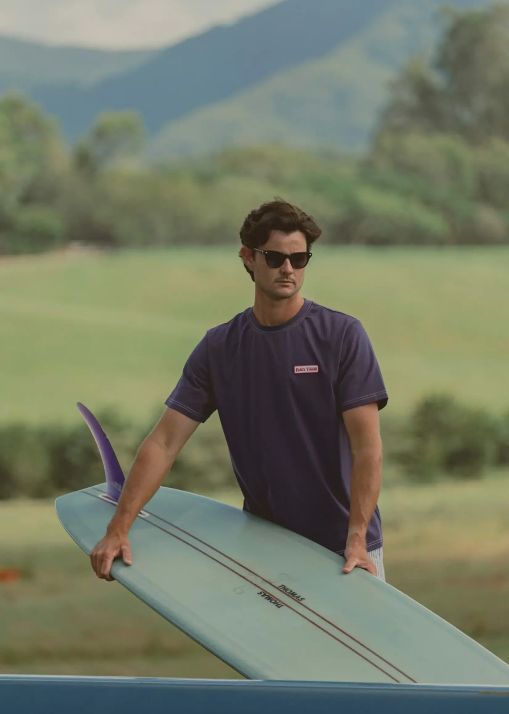 Rhythm Mechanics Vintage SS T-Shirt - Indigo