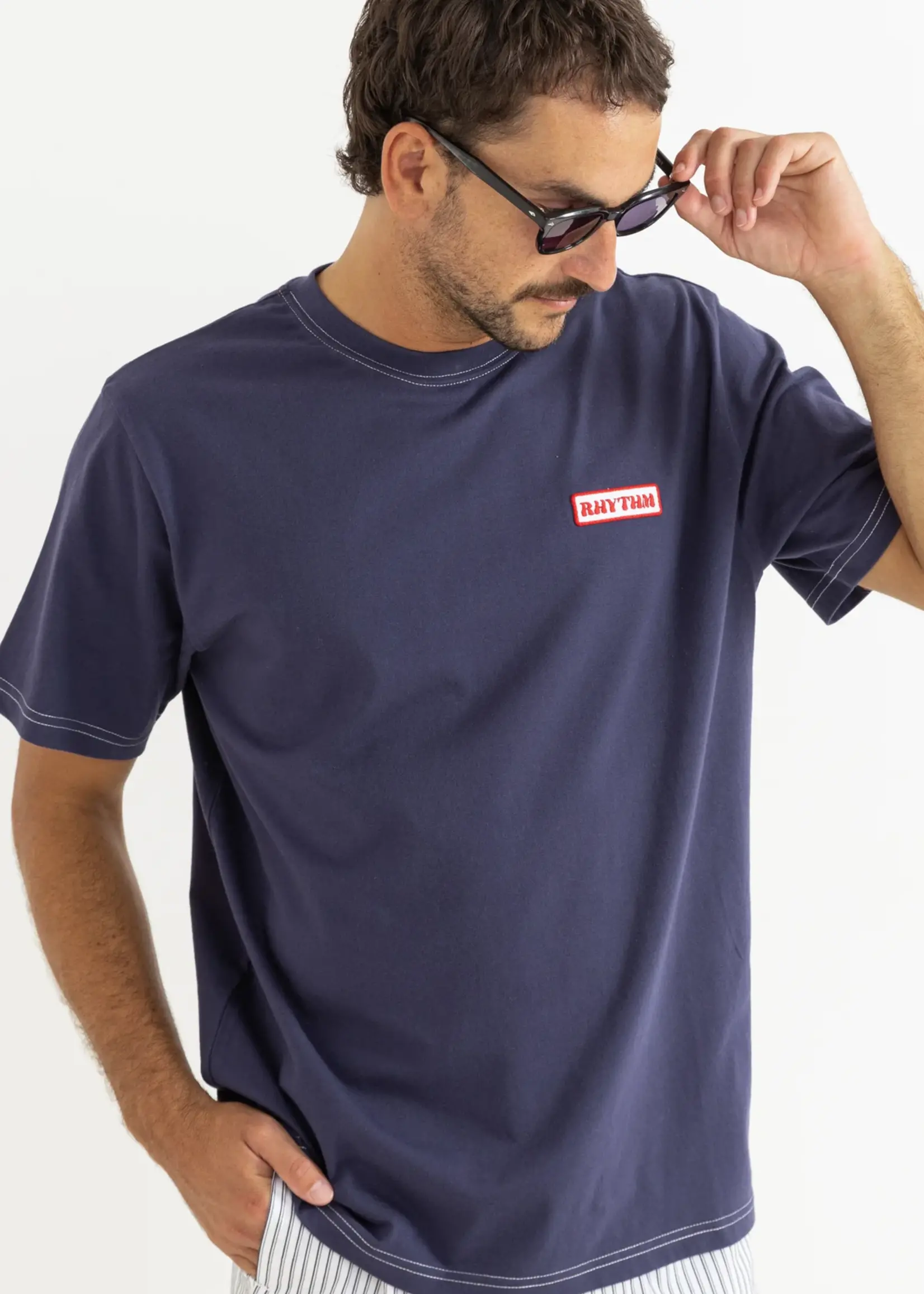 Rhythm Mechanics Vintage SS T-Shirt - Indigo