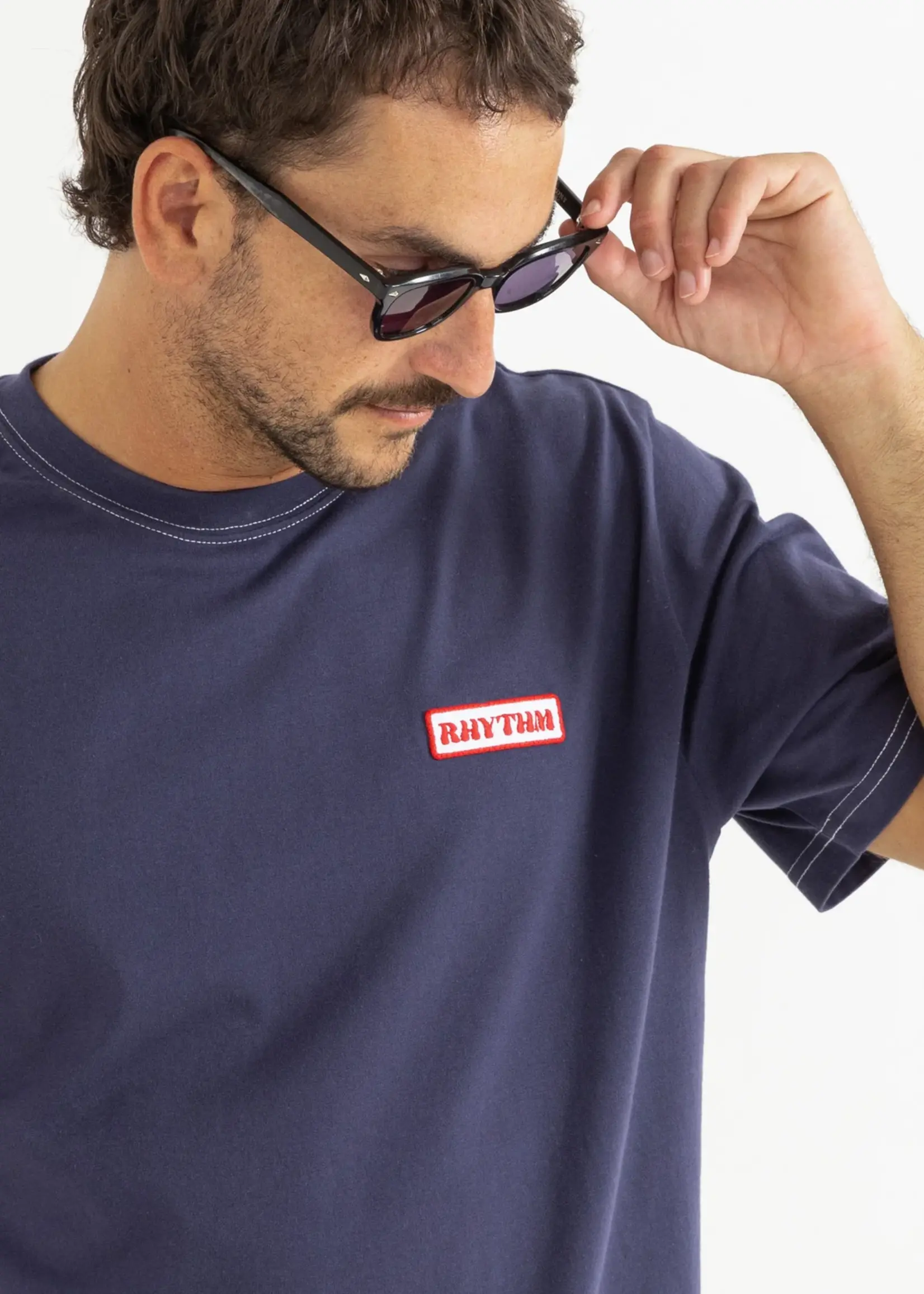 Rhythm Mechanics Vintage SS T-Shirt - Indigo