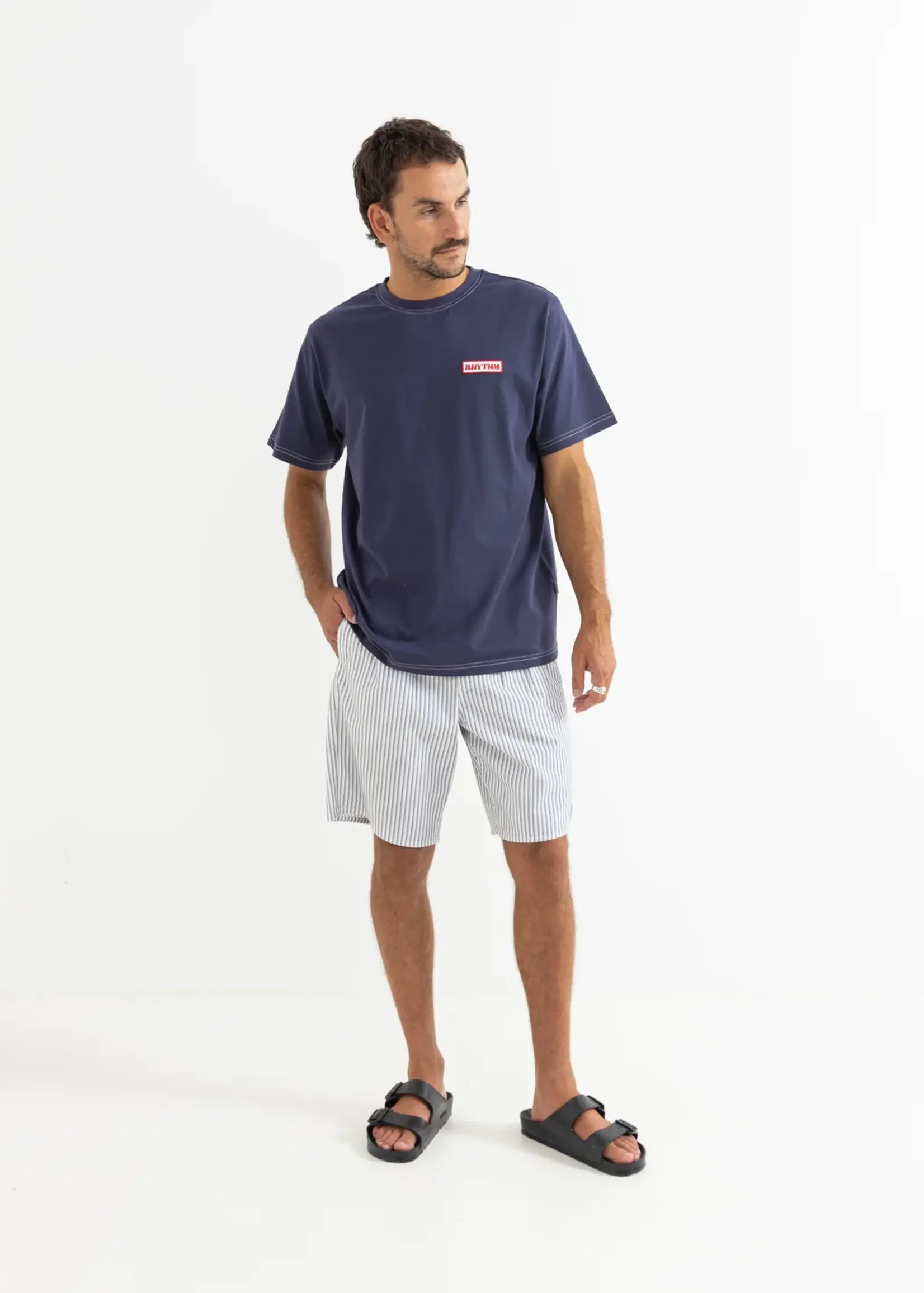 Rhythm Mechanics Vintage SS T-Shirt - Indigo