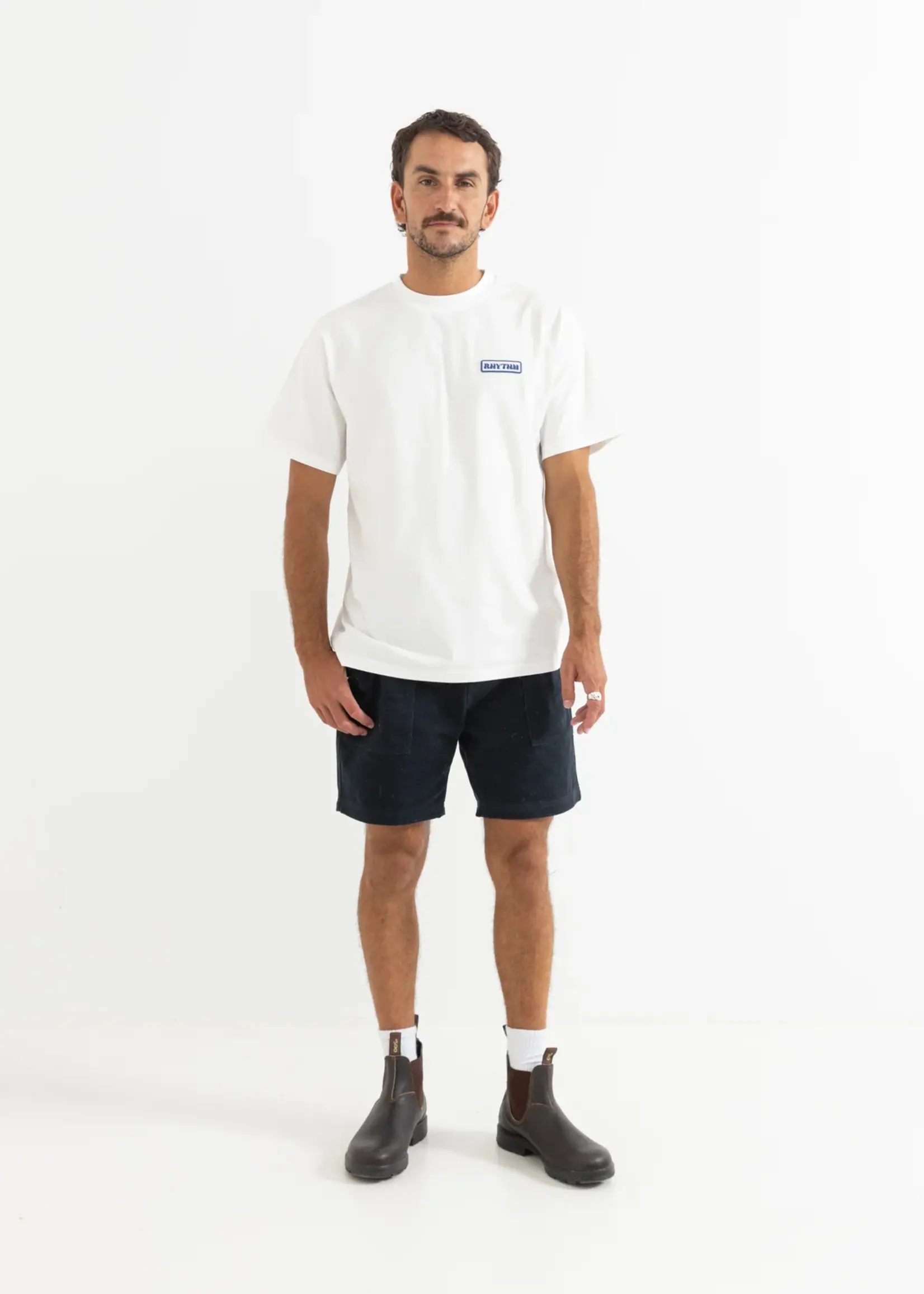 Rhythm Mechanics Vintage SS T-Shirt - White