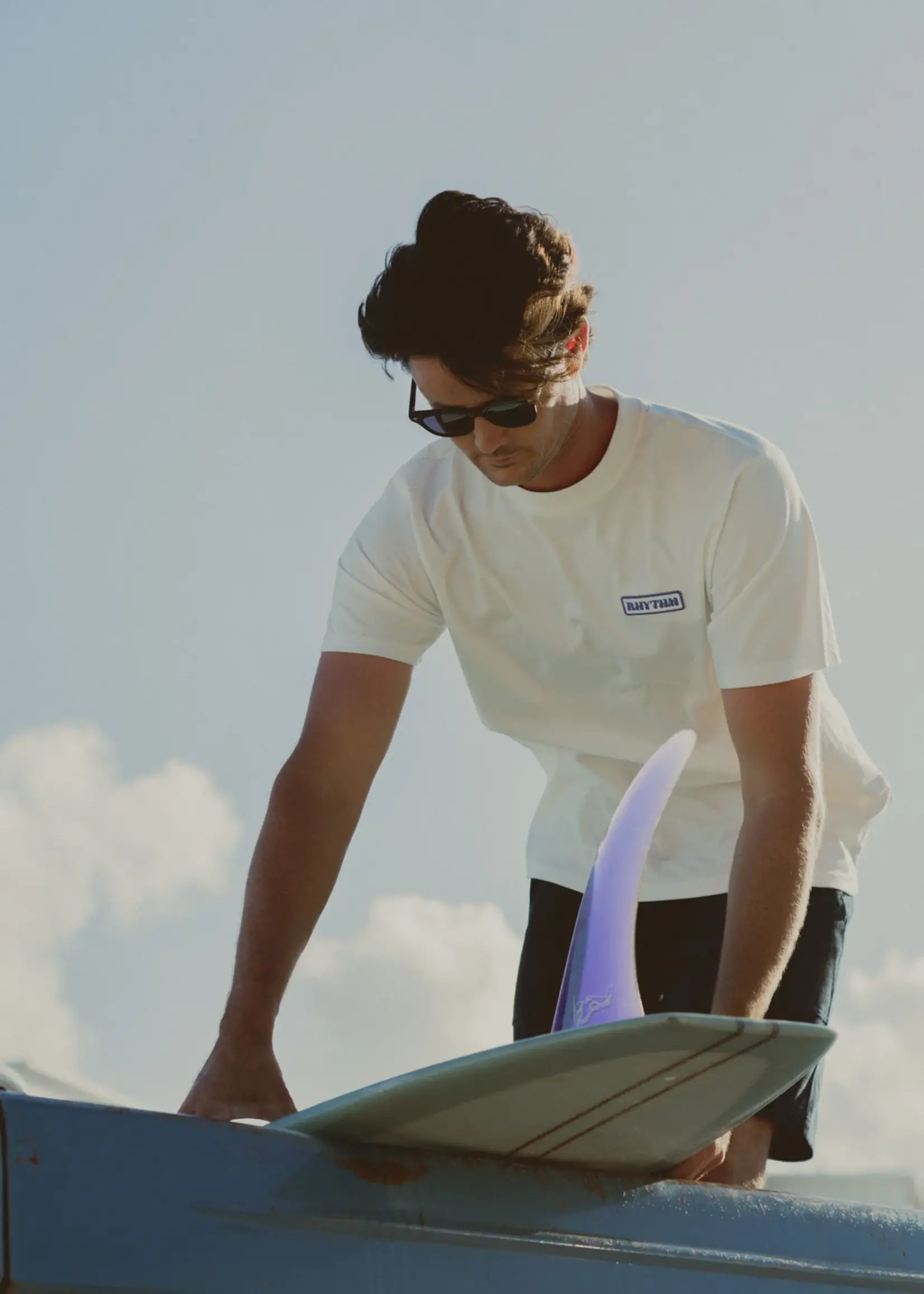 Rhythm Mechanics Vintage SS T-Shirt - White