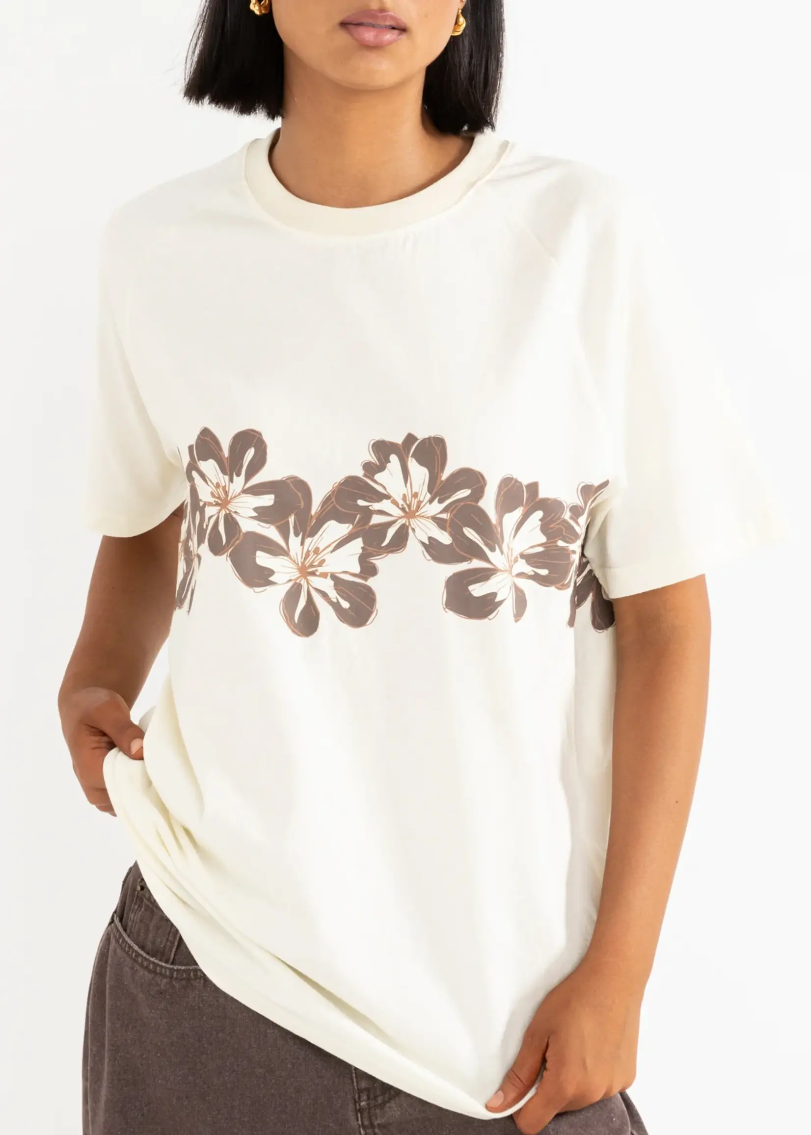 Rhythm Vintage Island Tee - Brown