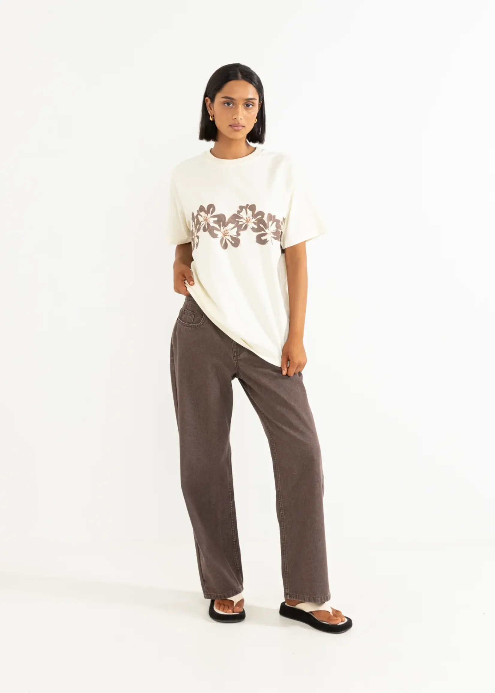 Rhythm Vintage Island Tee - Brown