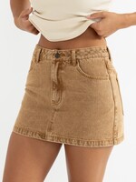 Rhythm Ruby Mini Skirt - Washed Sand