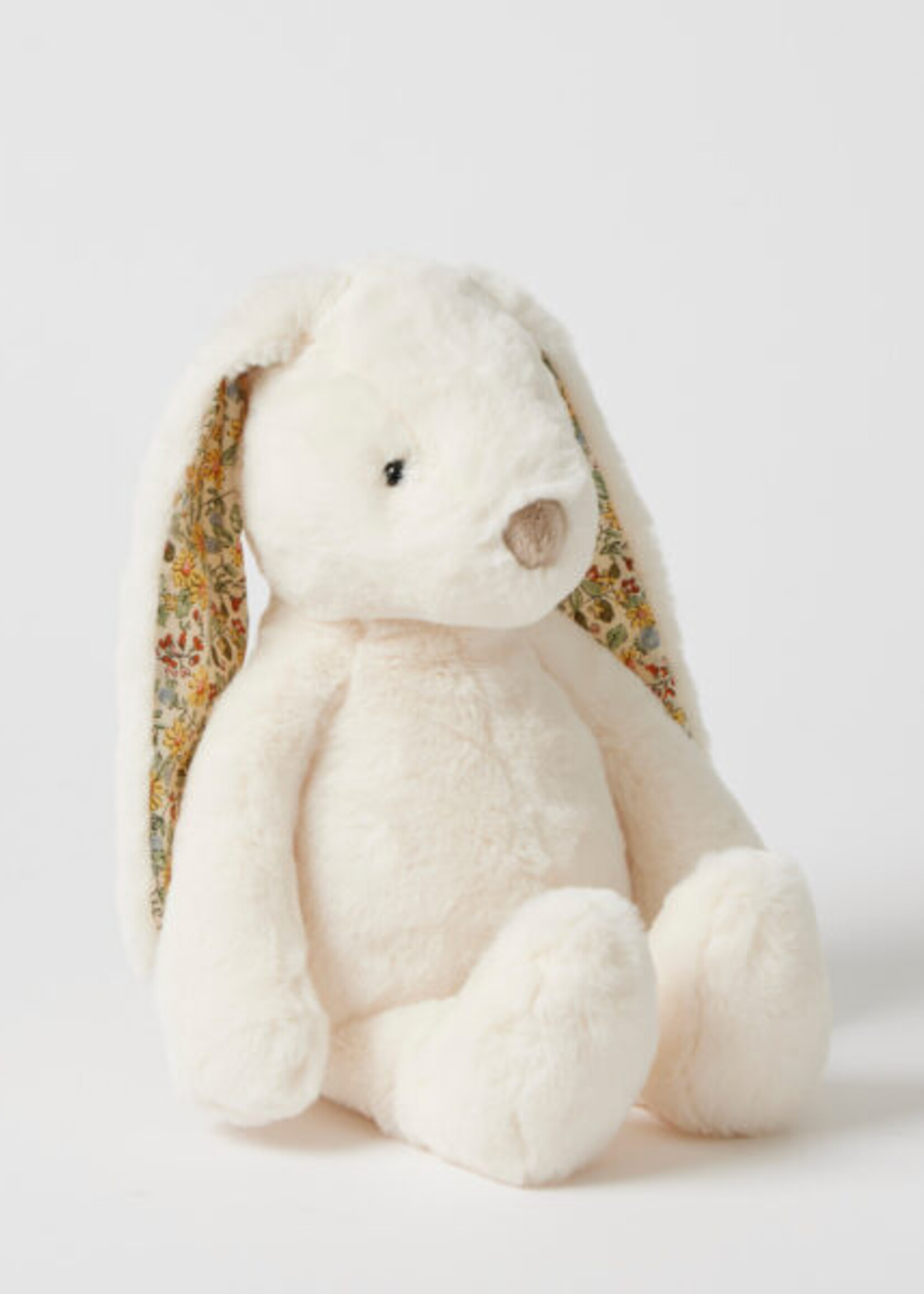 Jiggle & Giggle Floral White Bunny - Medium