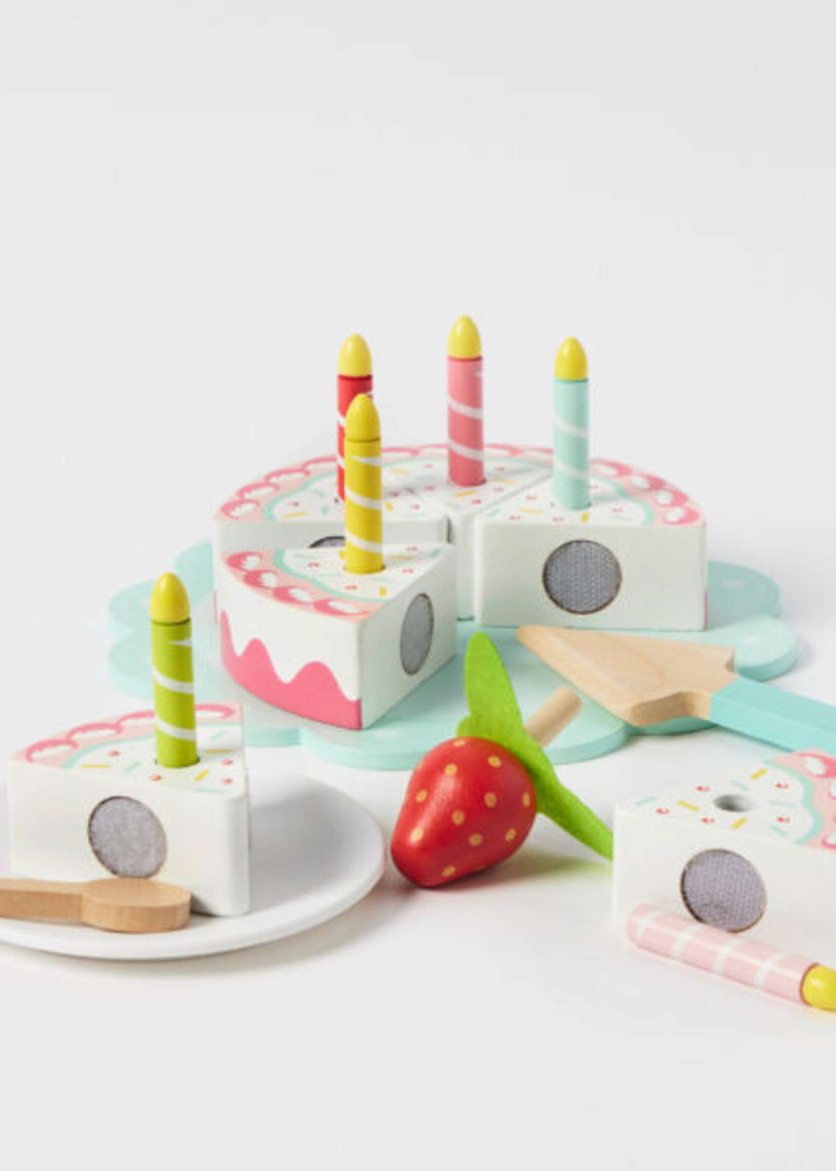 Wooden Birthday Cake