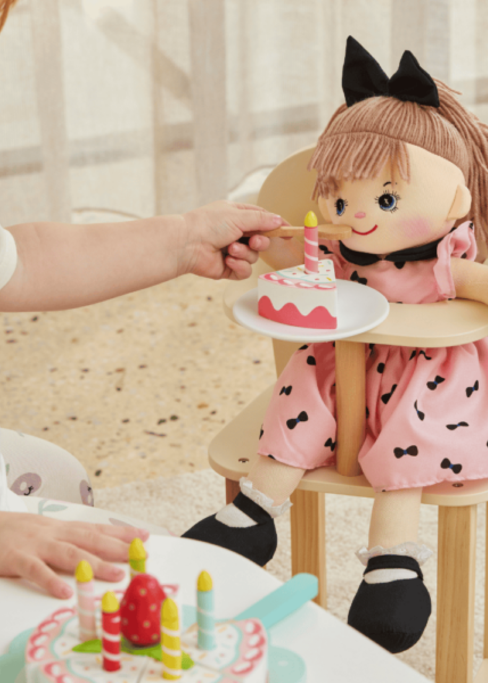 Wooden Birthday Cake