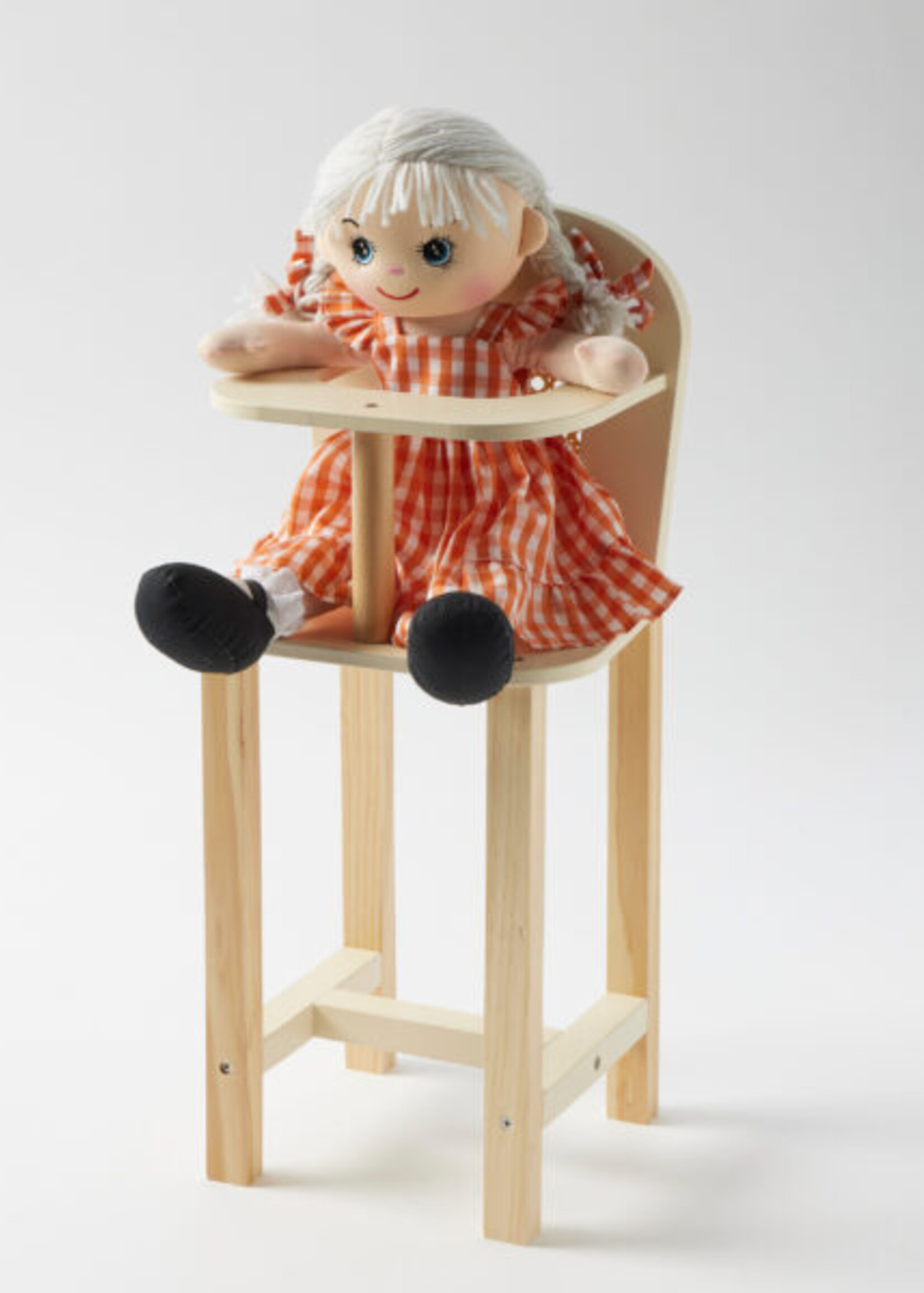 Pilbeam Wooden Doll High Chair