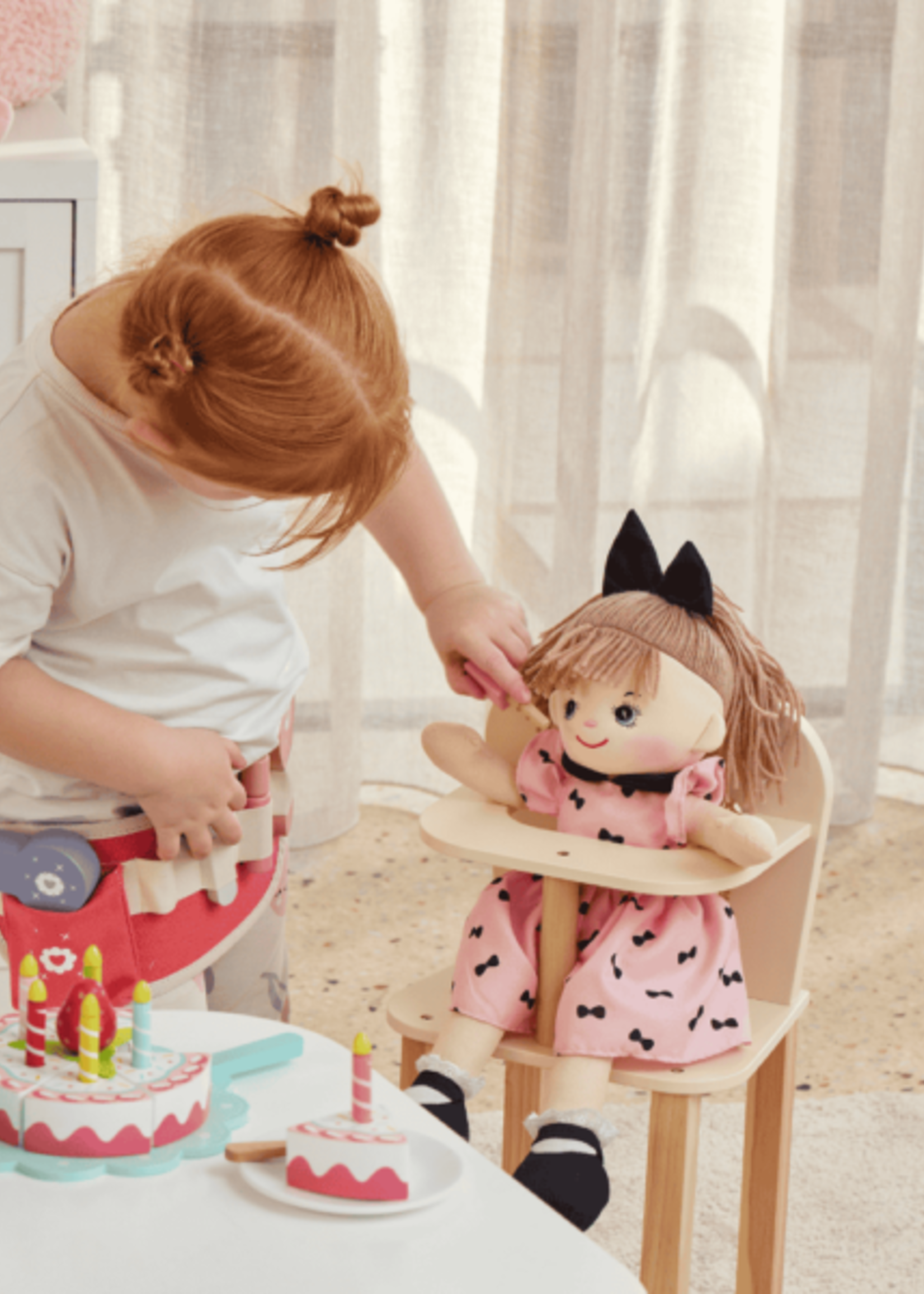 Pilbeam Wooden Doll High Chair
