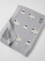 Jiggle & Giggle Little Meadows Knitted Baby Blanket