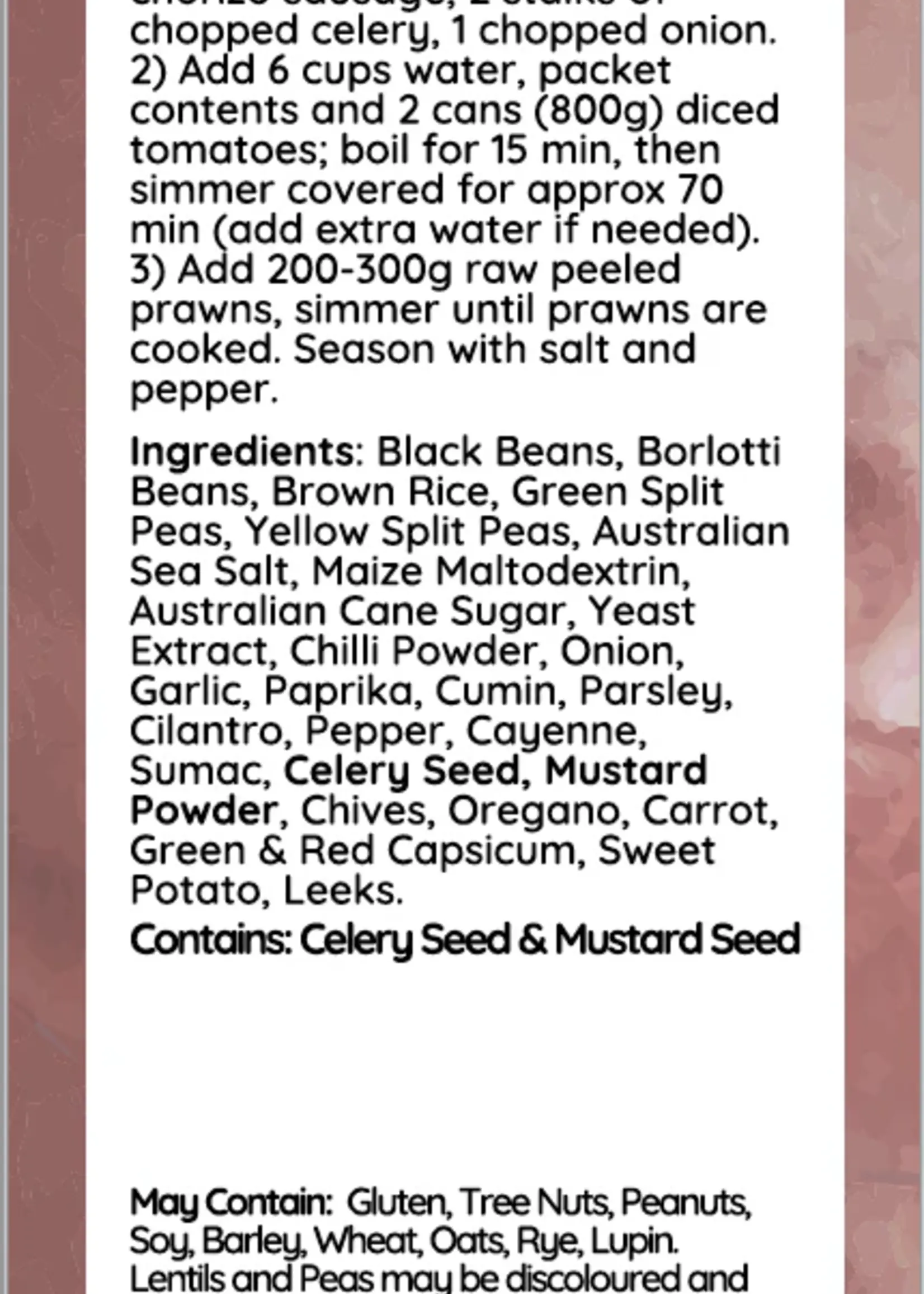 Gourment Taste Creations Jambalaya Soup Mix - 400g