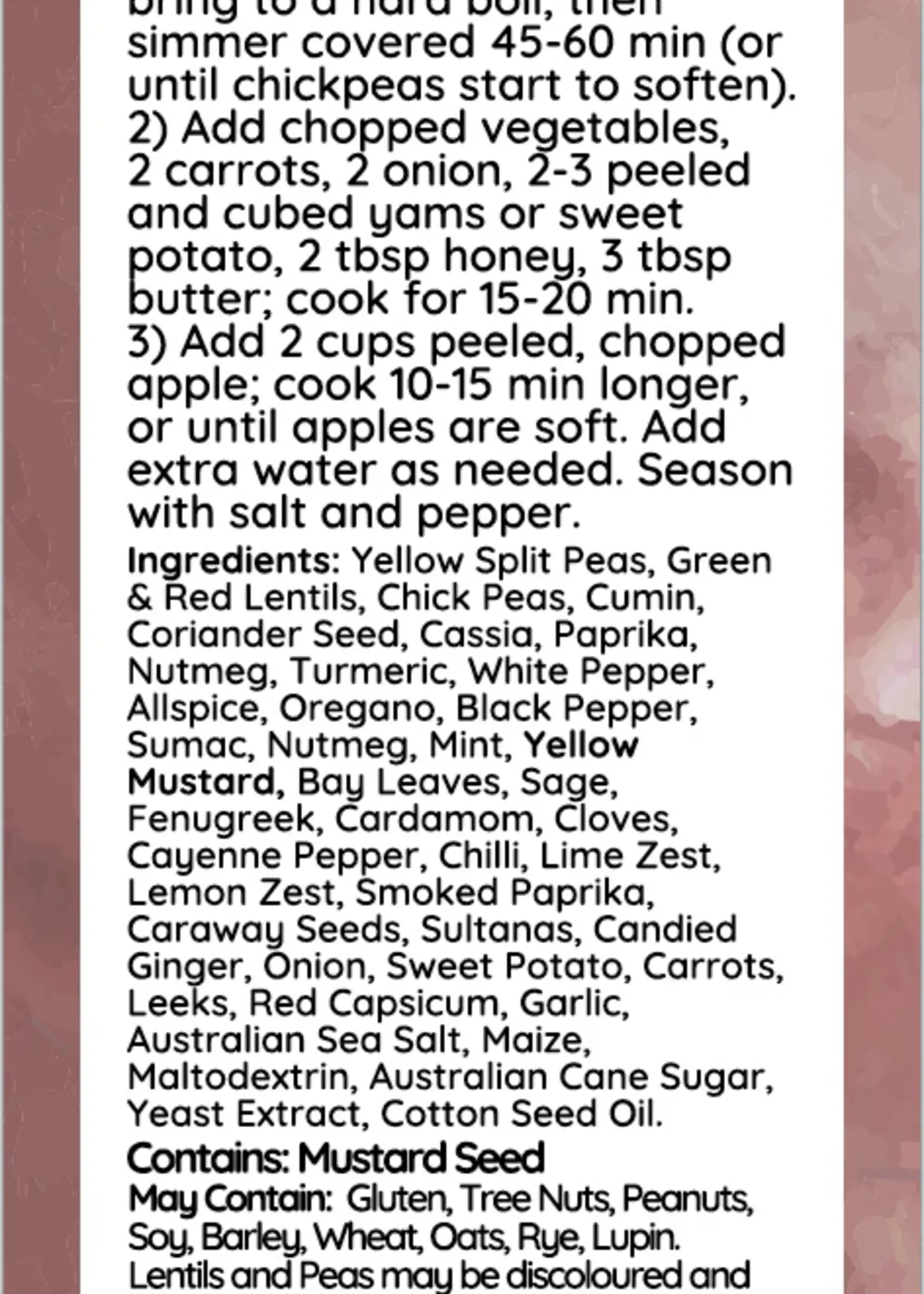 Gourment Taste Creations Moroccan Lentil Soup Mix - 400g