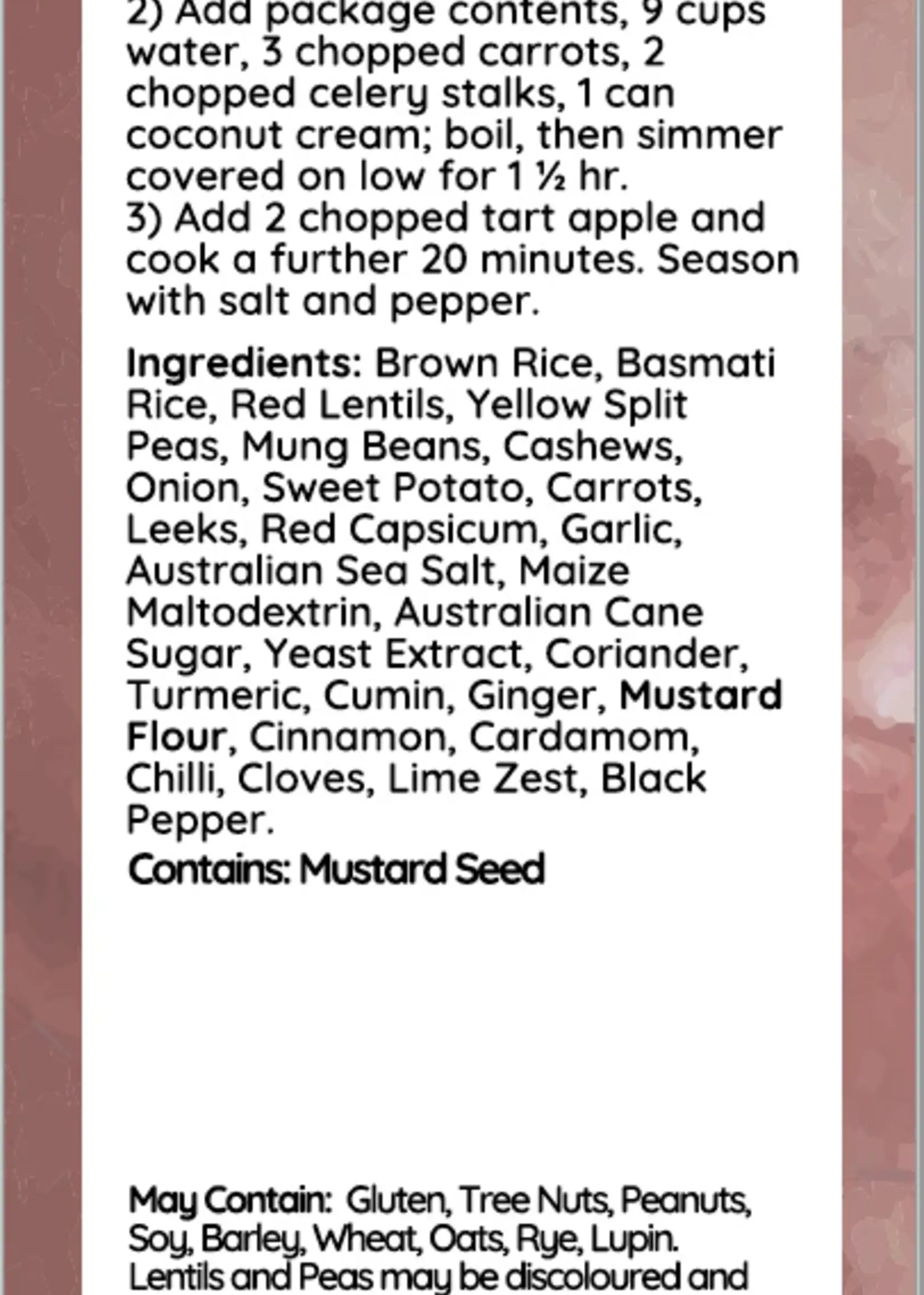 Gourment Taste Creations Mulligatawny Soup Mix - 400g