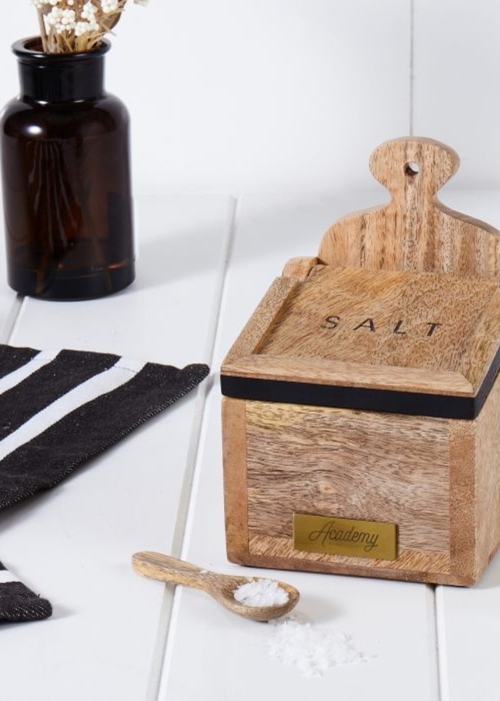 Isalbi James Salt Box with Spoon