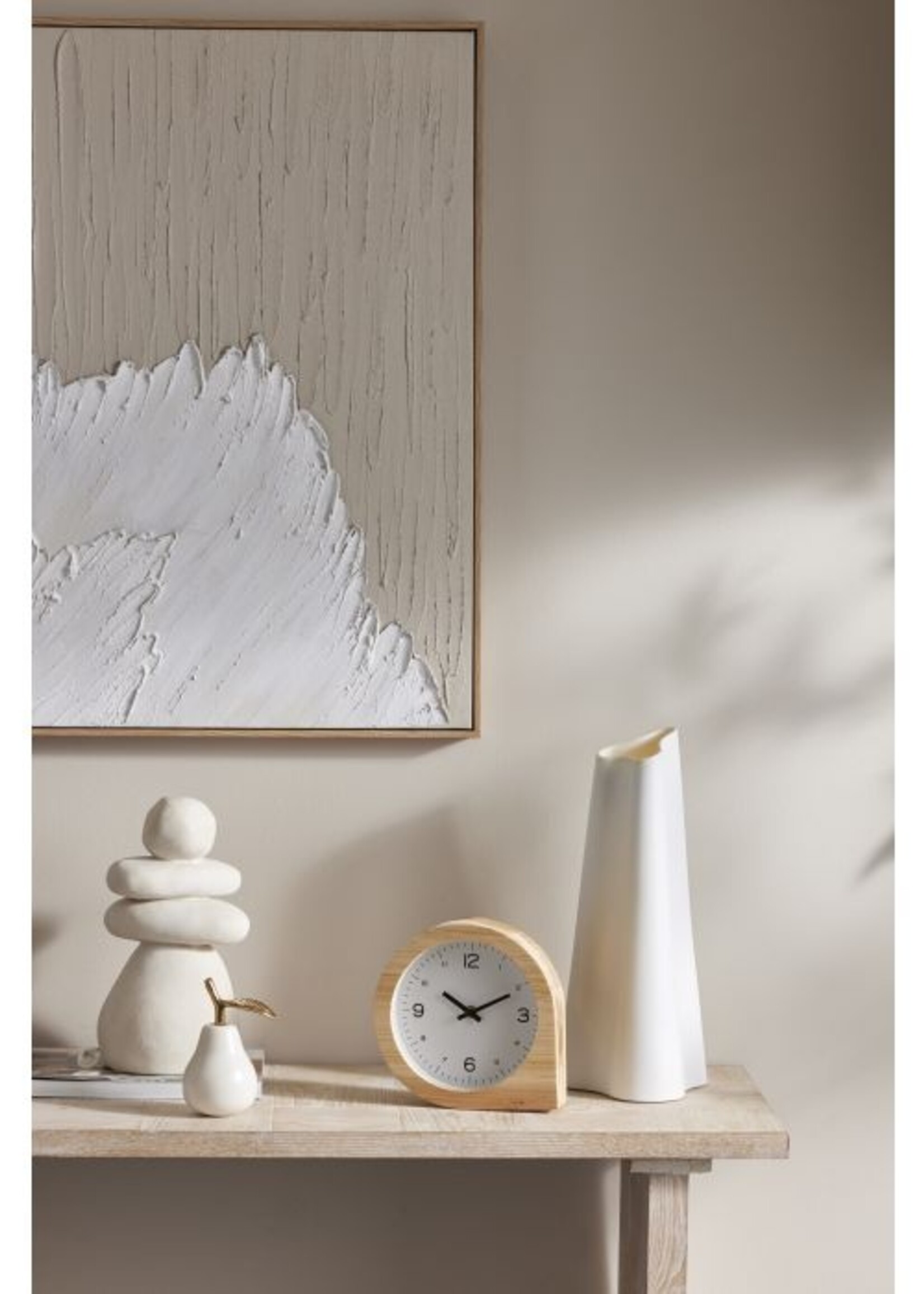 Kasai Wooden Table Clock