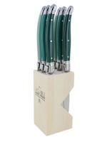 Debutant Serrated Knife Set/6 Forest