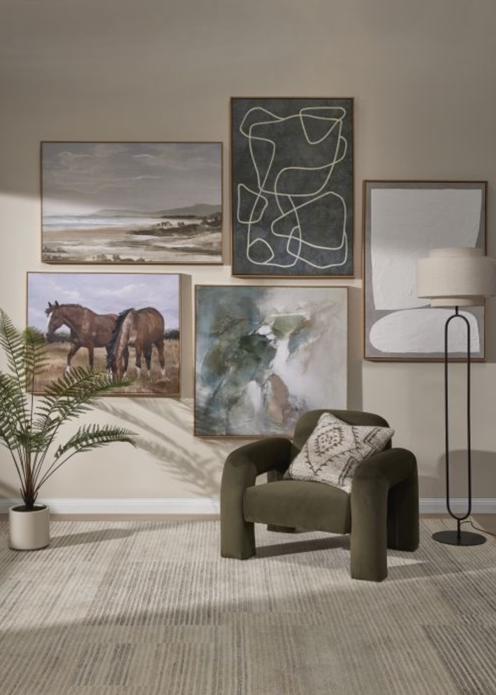 Apollo Hand Painted Wall Art