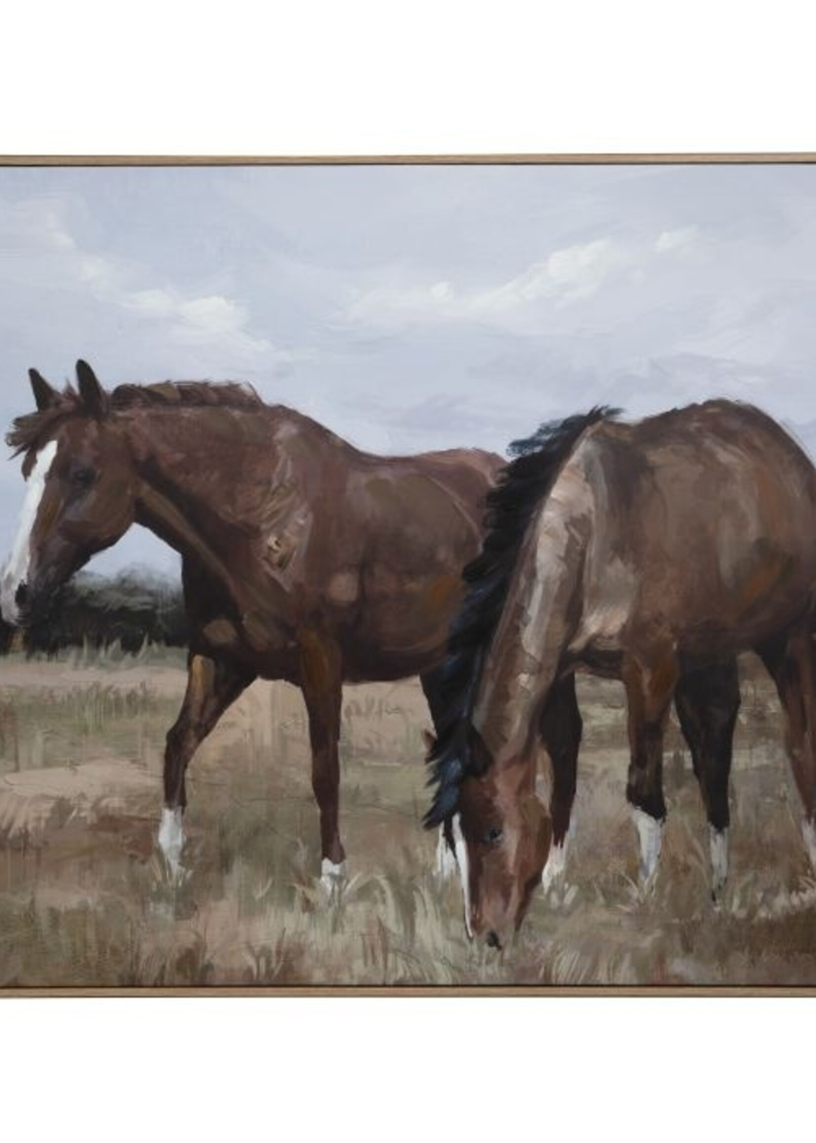 Chestnut Hand Painted Wall Art