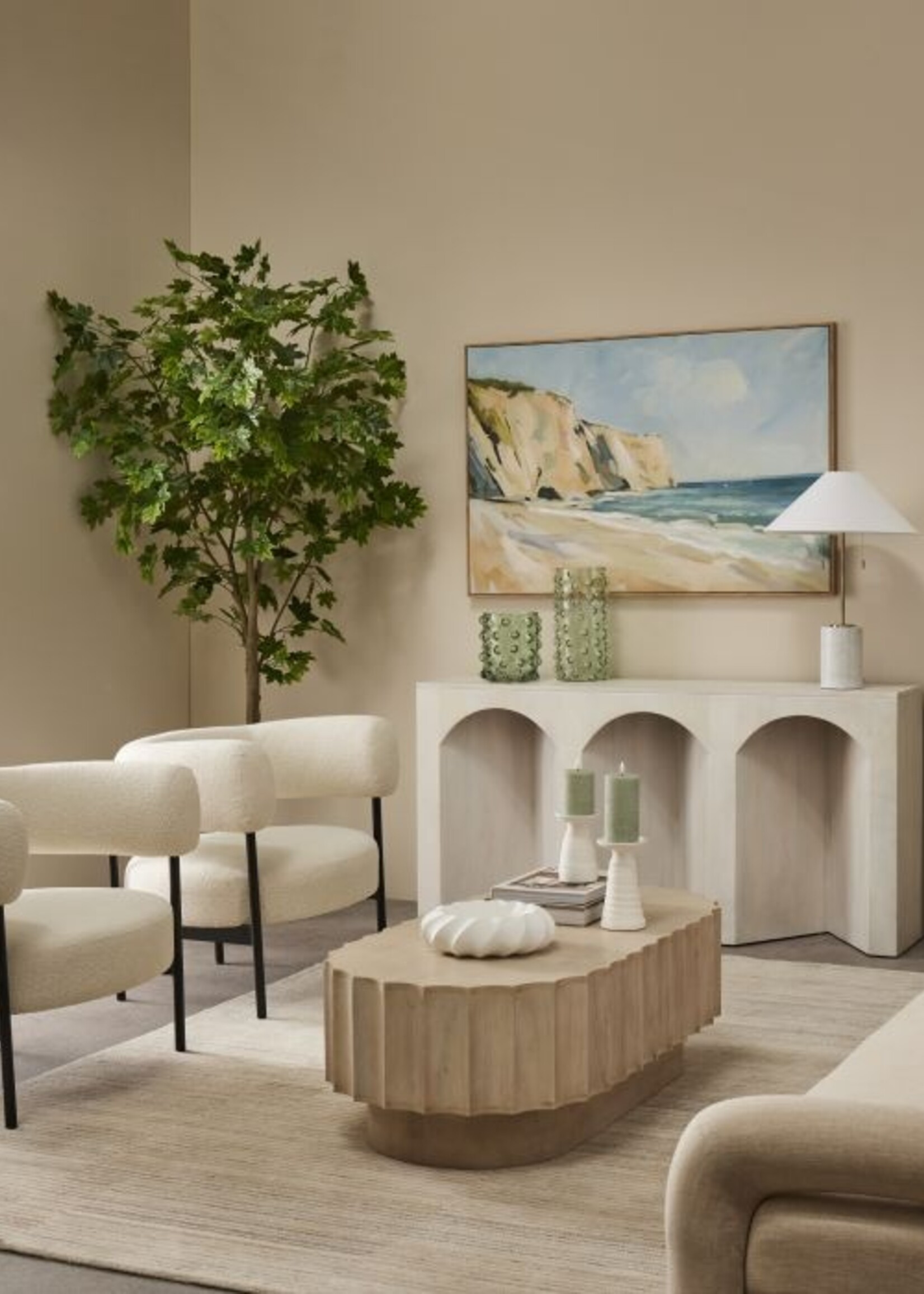 Hughe LED Flickering Pillar Candle - 10cm